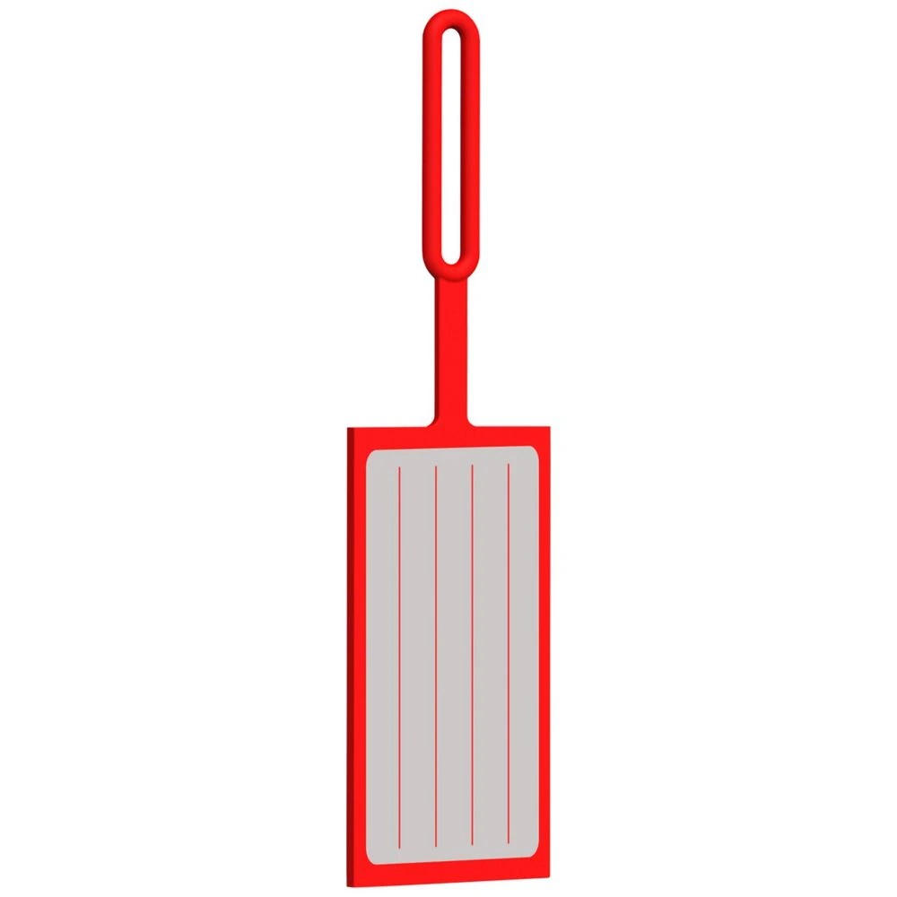 4 Lego Luggage Tag Red Brick, 4 of 6