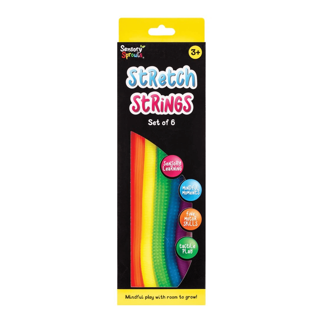 Sensory Rainbow Strings 6 Pack - Kmart