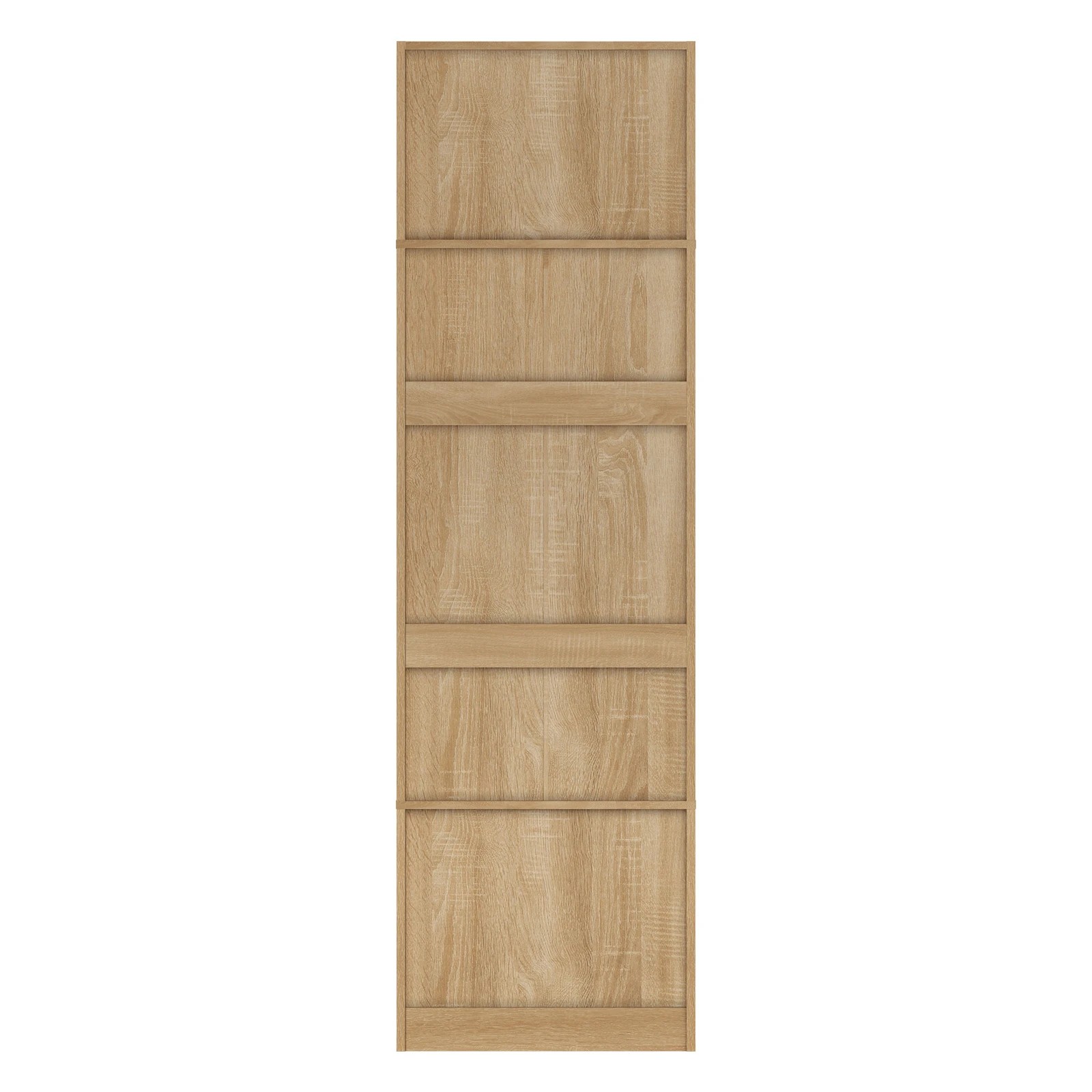 8 Alfordson Wardrobe 2 Drawers Clothes Storage Cabinet Hanging Rod - Oak, 8 of 10