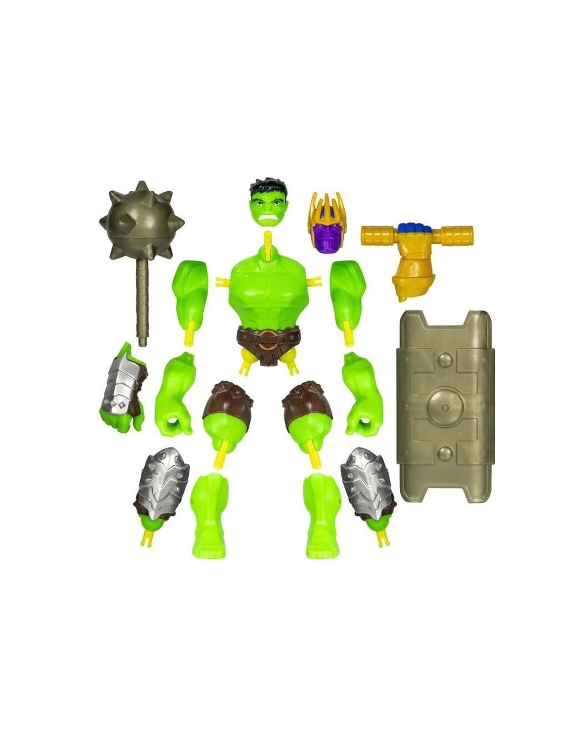 4 MixMashers Marvel Avengers Hulk Action Figure, 4 of 6