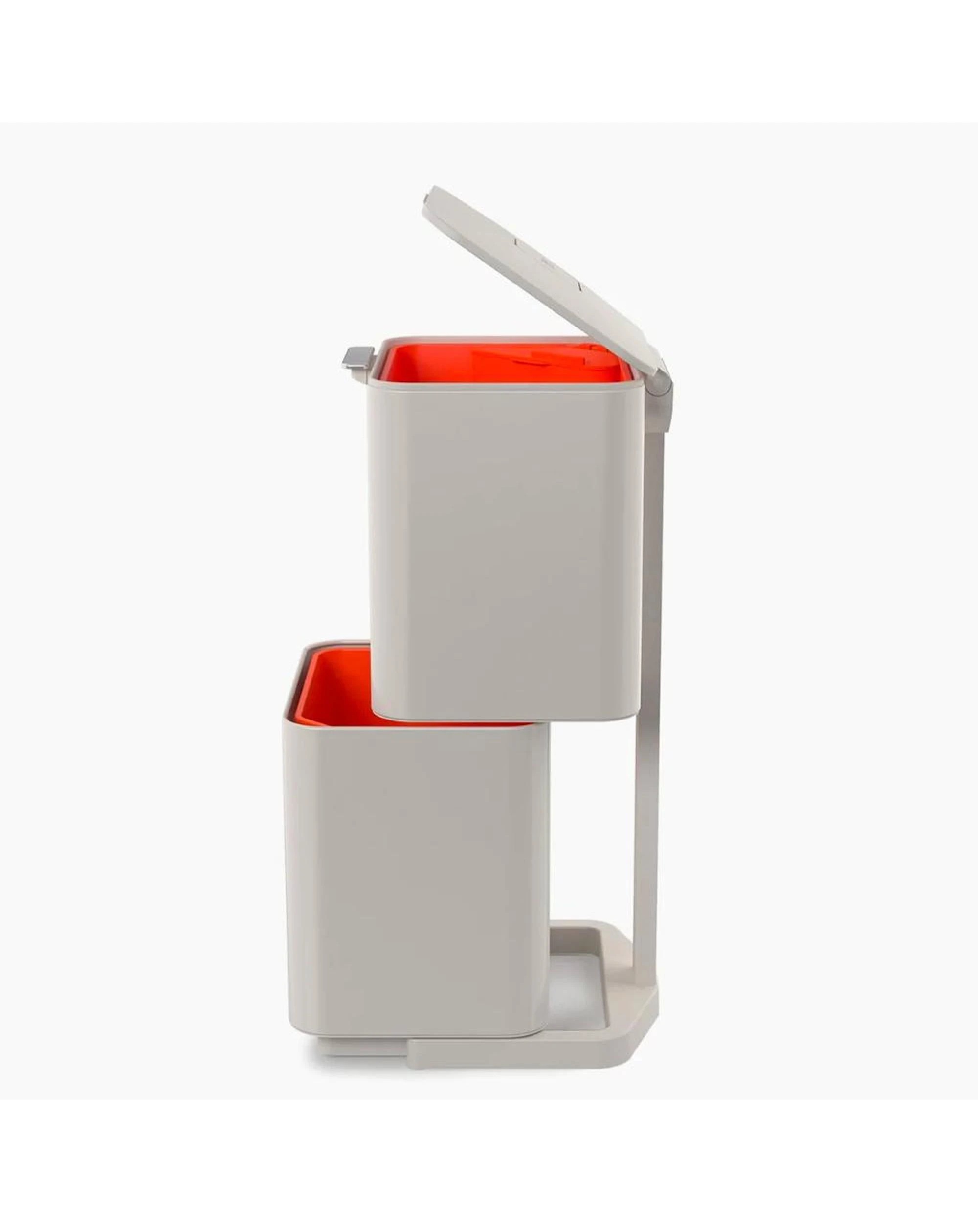 5 Joseph Joseph Totem Compact Waste Separation 40L Bin Stone 30064 - Natural, 5 of 9