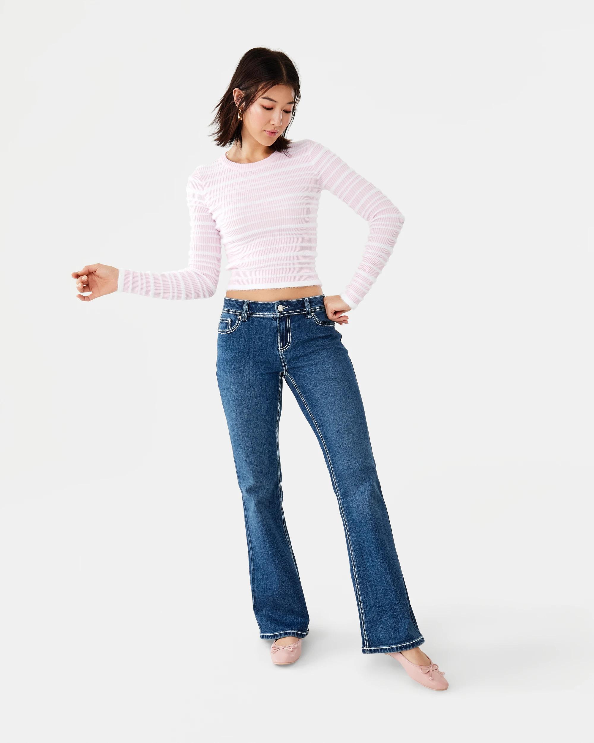2 Flare Bootleg Jeans Dk Indigo, 2 of 10