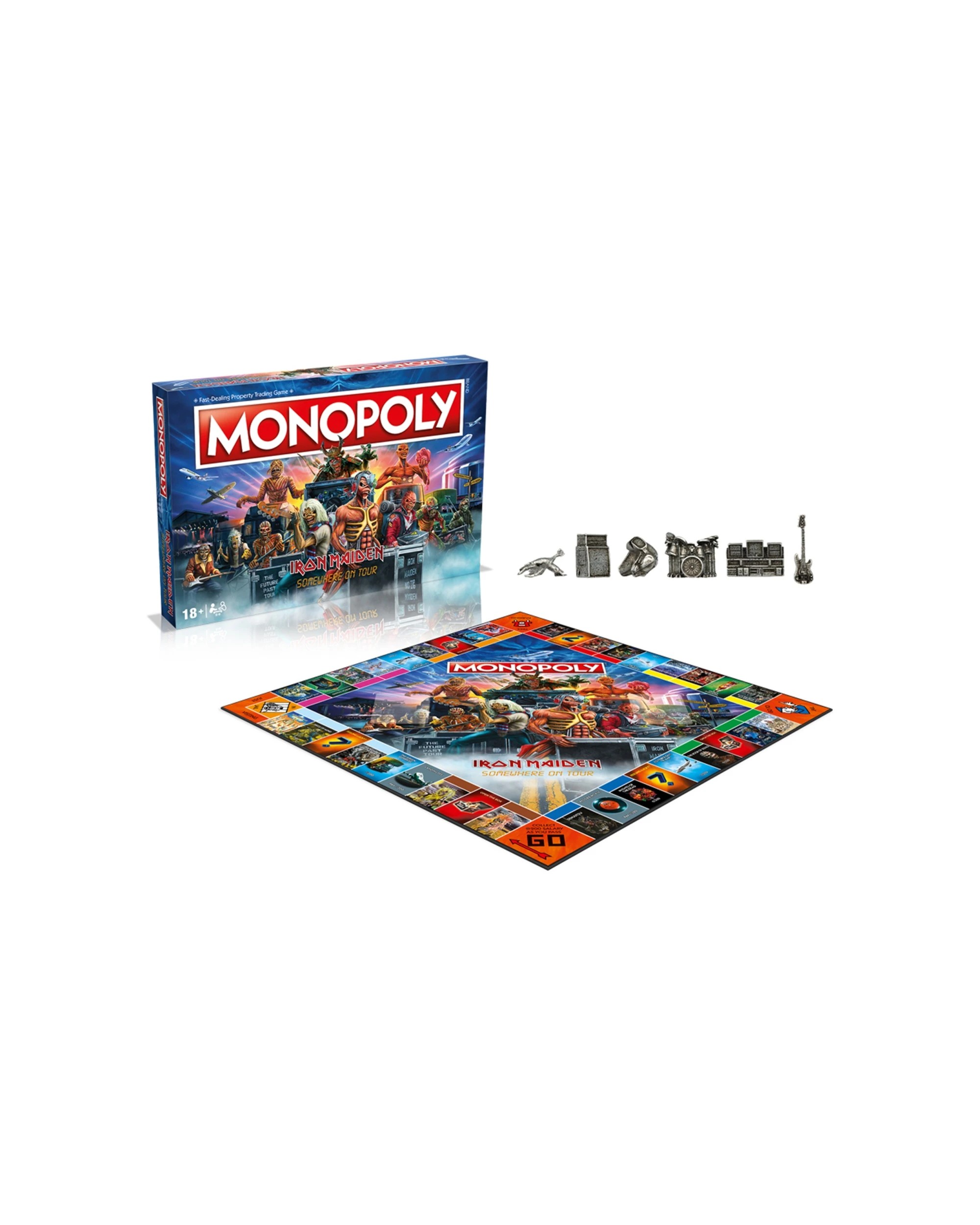 3 Monopoly Iron Maiden Tabletop Themed Board Game Music - Multi, 3 of 5