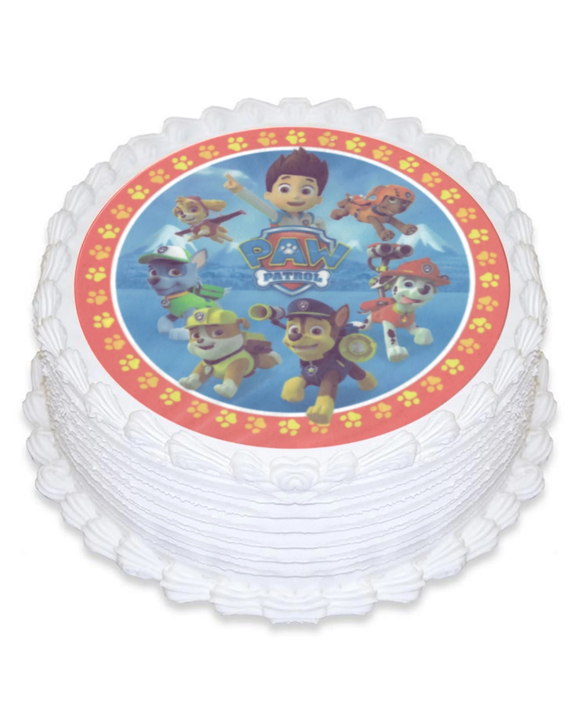 1 PAW Patrol Paw Patrol Edible Icing Cake Decoration - Multi, 1 of 1