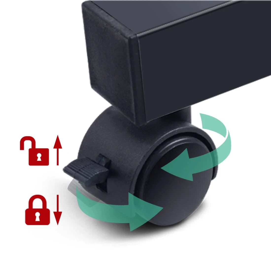 7 Artiss Laptop Desk Table Adjustable 60CM - Black, 7 of 7