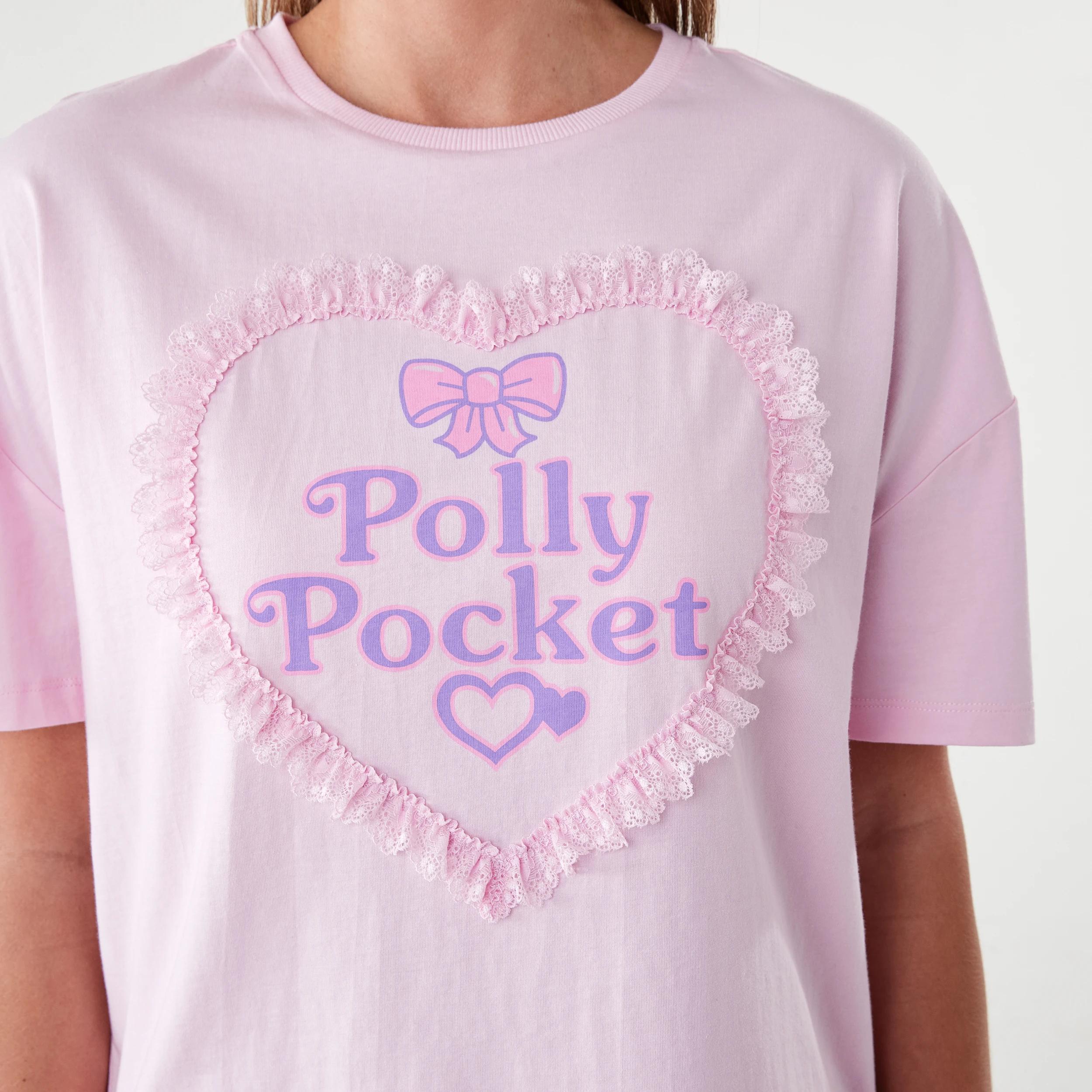 6 Polly Pocket License Short Sleeve Top and Shorts Pyjama Set Polly Pock, 6 of 9