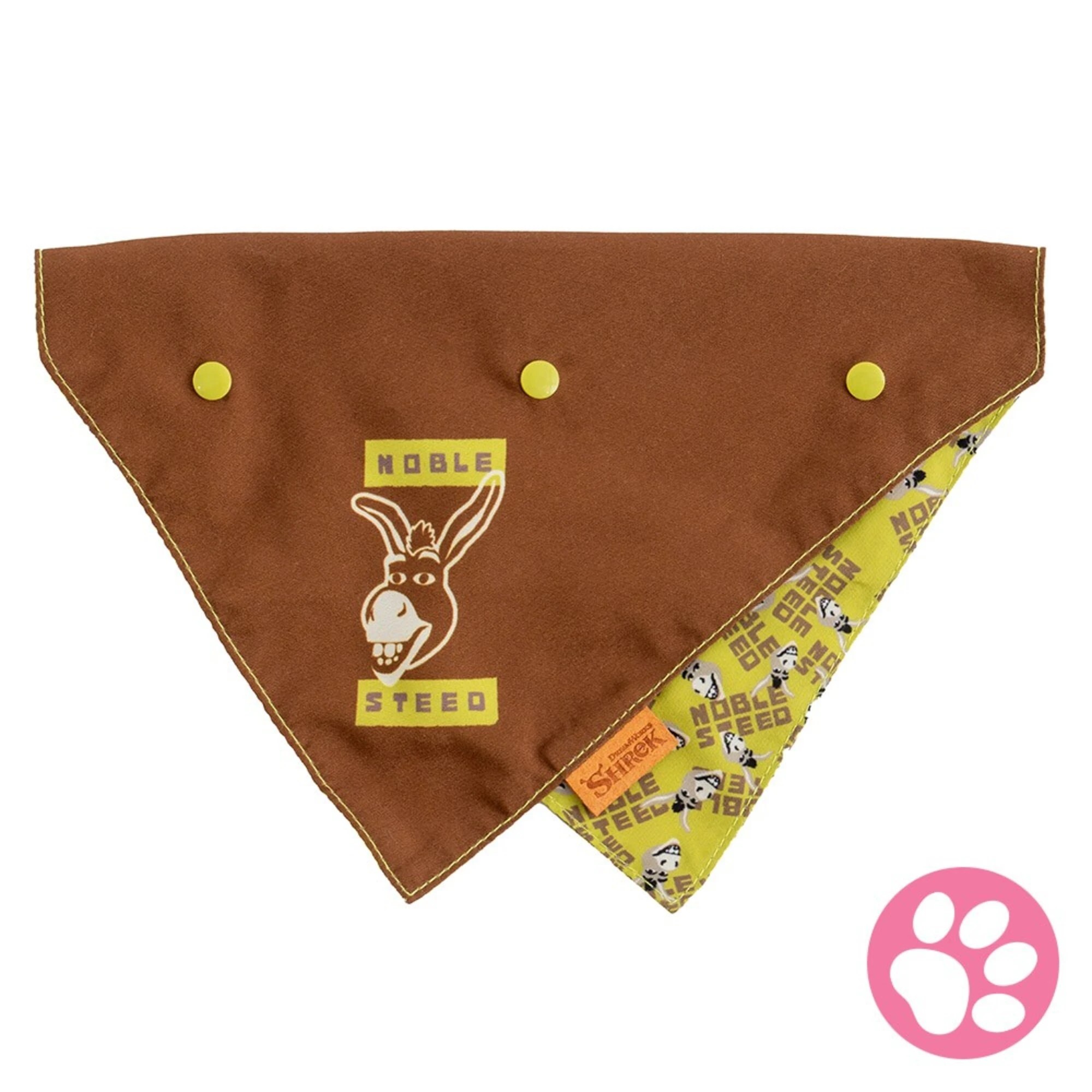 1 Shrek - Donkey Pet Bandana - Small/Medium - Brown,Green, 1 of 4