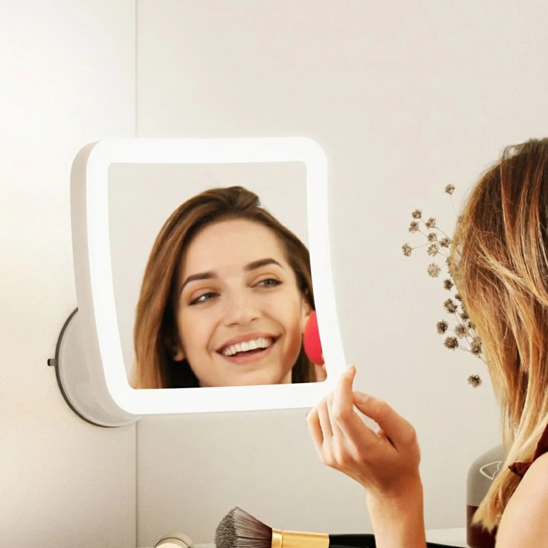 5 Embellir Makeup Mirror 10X Magnification LED Light Adjustable Rotation Cordless Suction Cup - Multi, 5 of 6