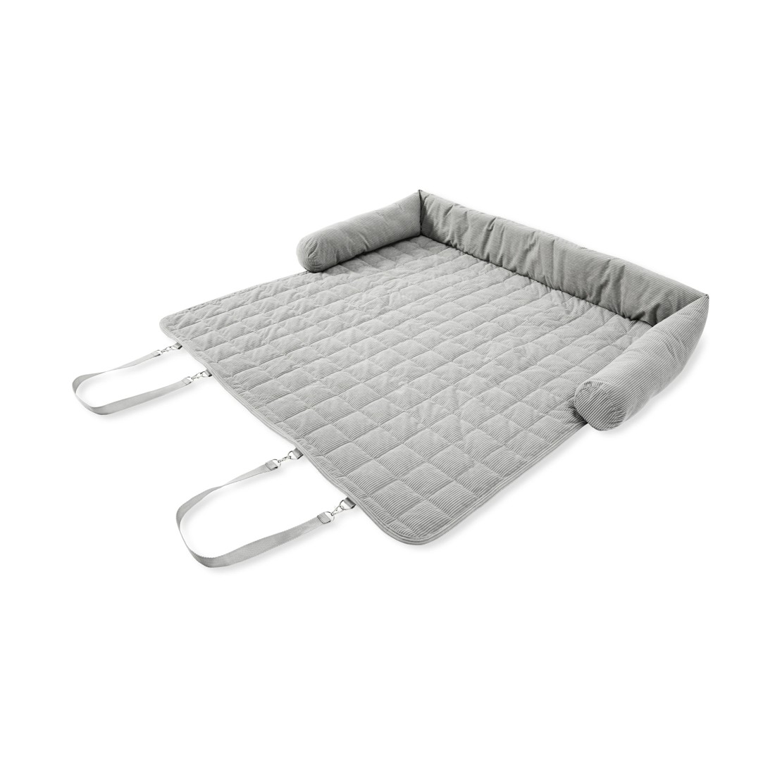 3 Pet Corduroy Couch Topper - Double Bed, Grey, 3 of 9