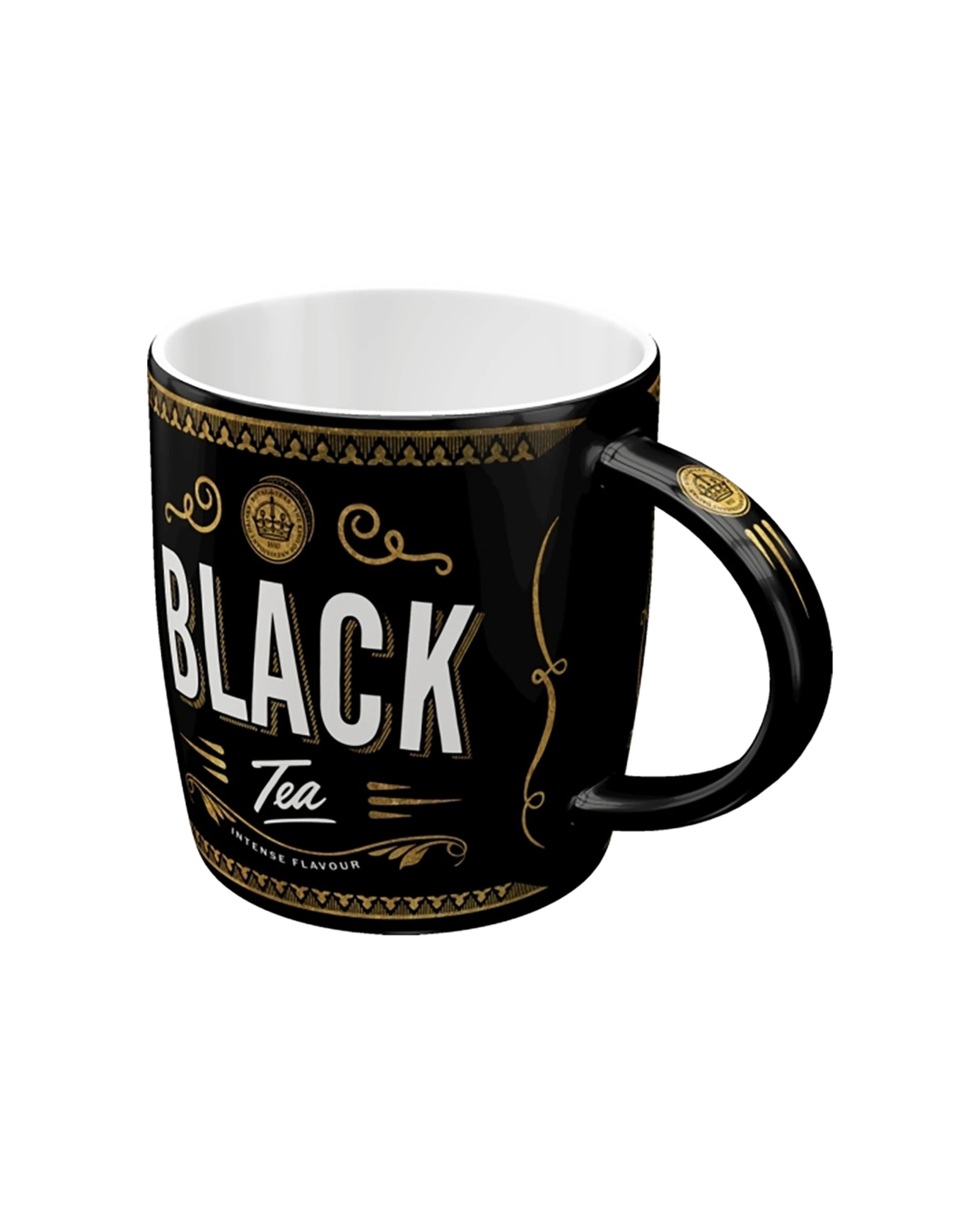 3 Nostalgic-Art 4PK Ceramic Mug 330ml Retro Design - Black Tea - Black, 3 of 5