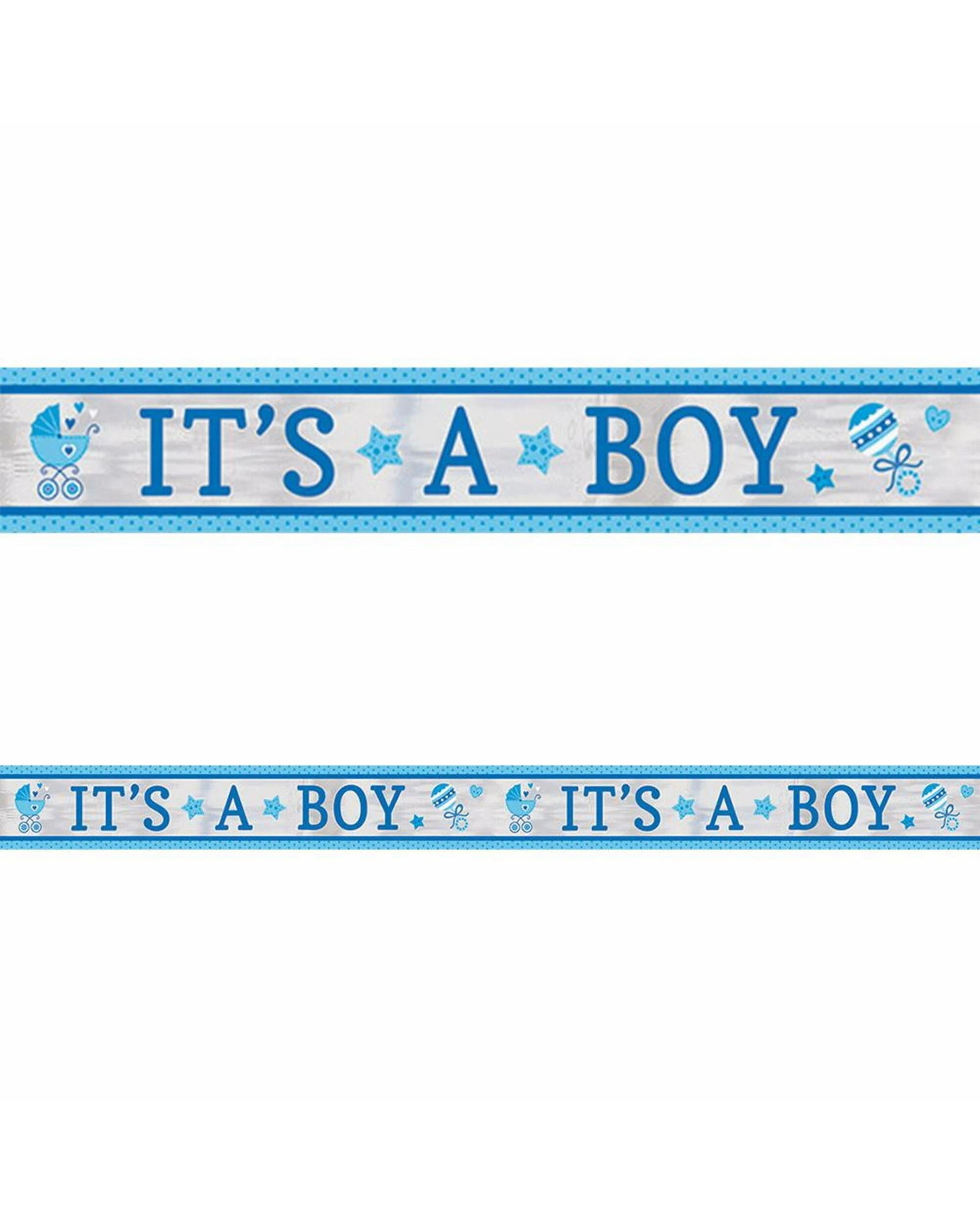 1 Amscan It's a Boy Baby Shower Foil Banner, 1 of 1