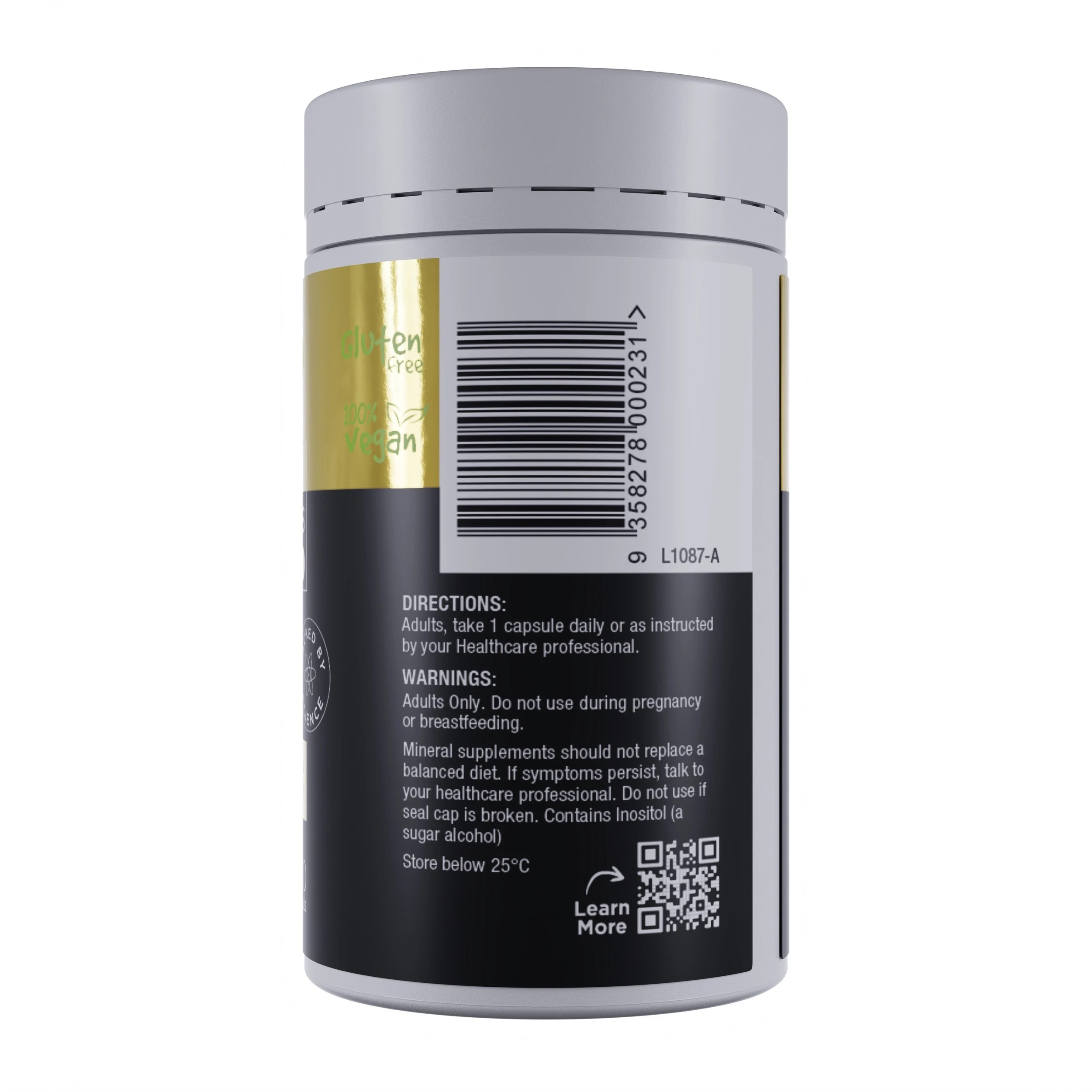 3 Vitaceuticals 90pc Advanced L-Theanine PLUS Stress Relief & Calm Capsules, 3 of 3