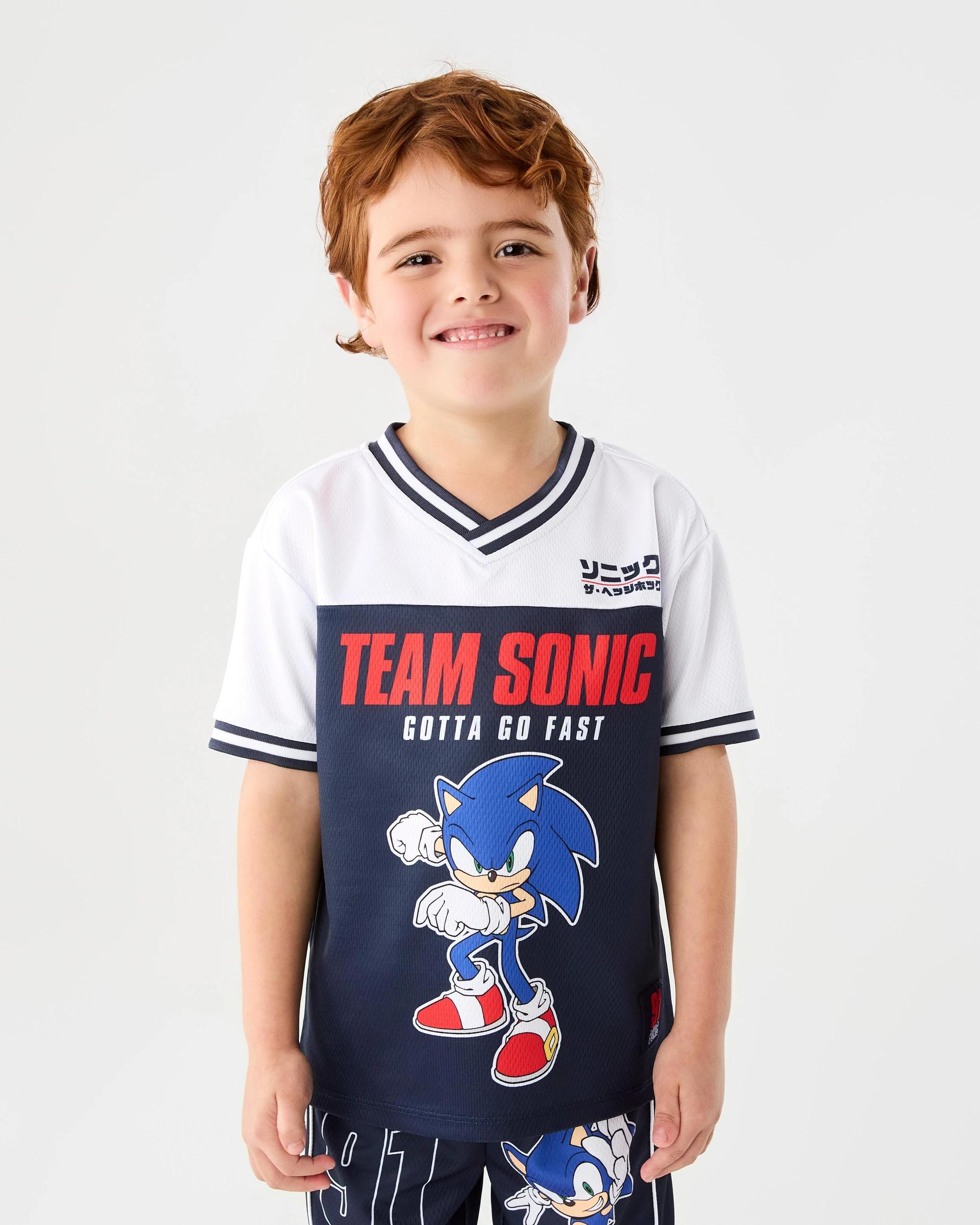 1 Sonic License Mesh T-shirt Sonic, 1 of 7