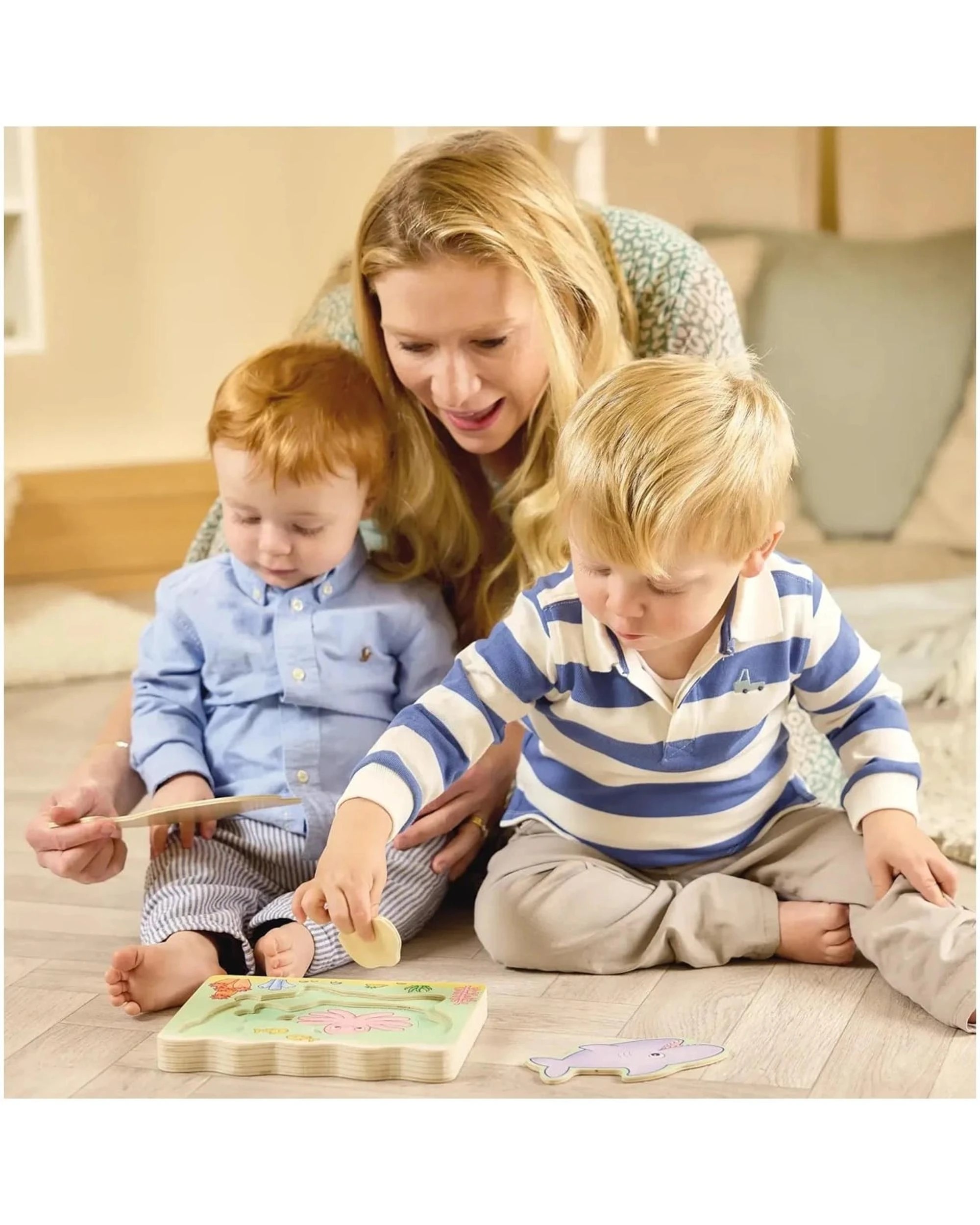 3 Orchard Toys Under the Sea Wooden Nesting Puzzle, 3 of 3