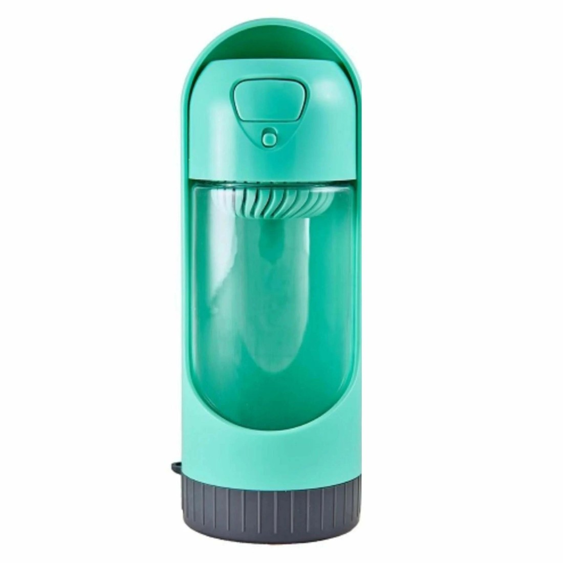 1 All Fur You 300ml Dog Portable Water Bottle Green, 1 of 2