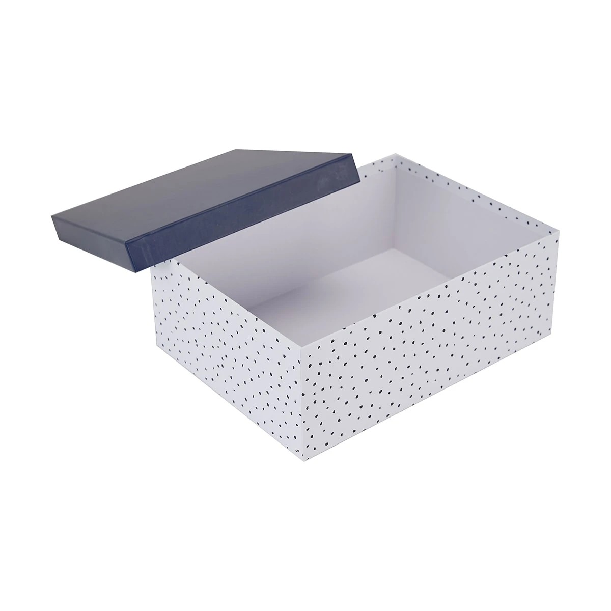 2 Navy Spot Gift Box - Large, 2 of 8