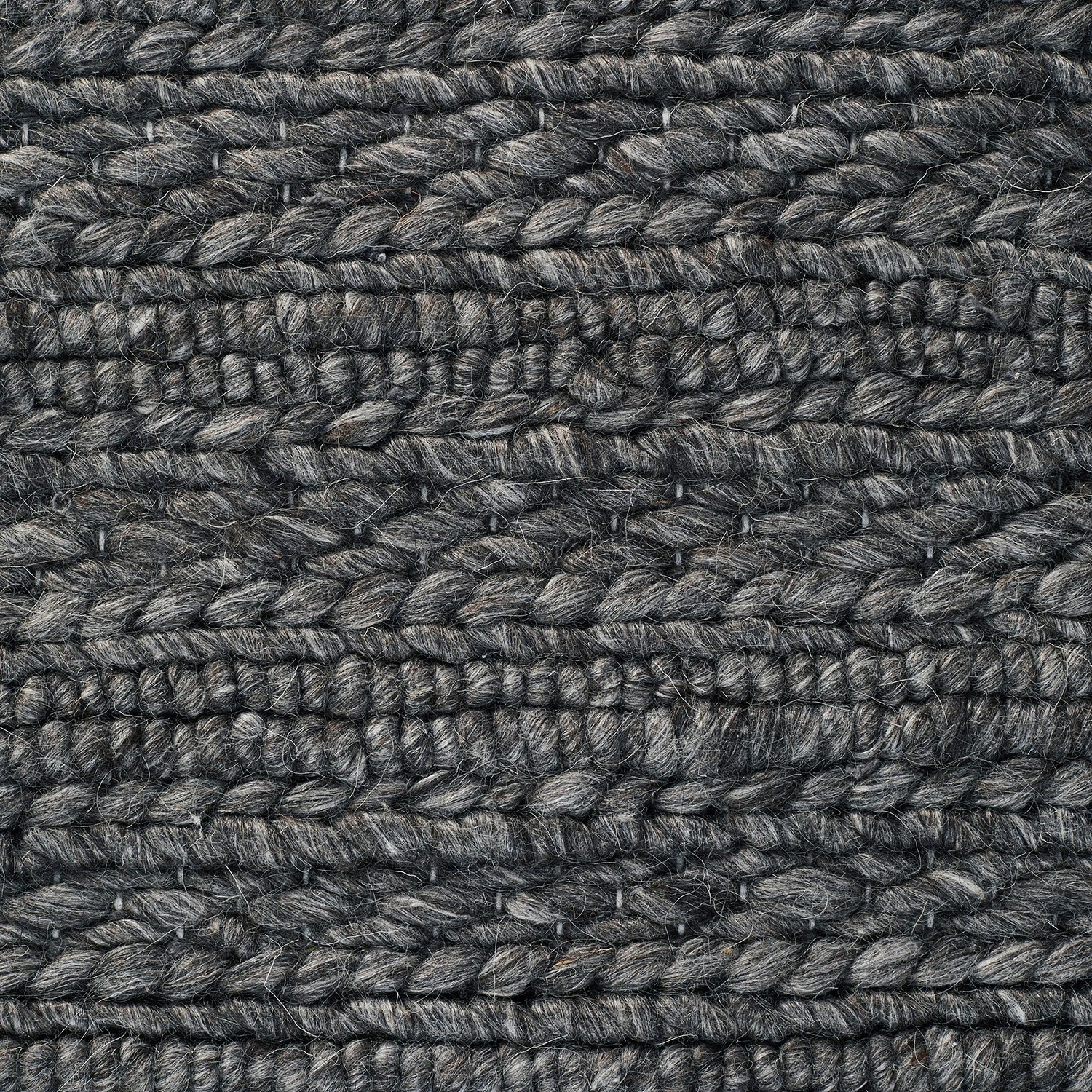 6 Common Ground Rugs Meadow 801 225x155cm - Medium Handwoven Floor Rug - Charcoal, 6 of 7
