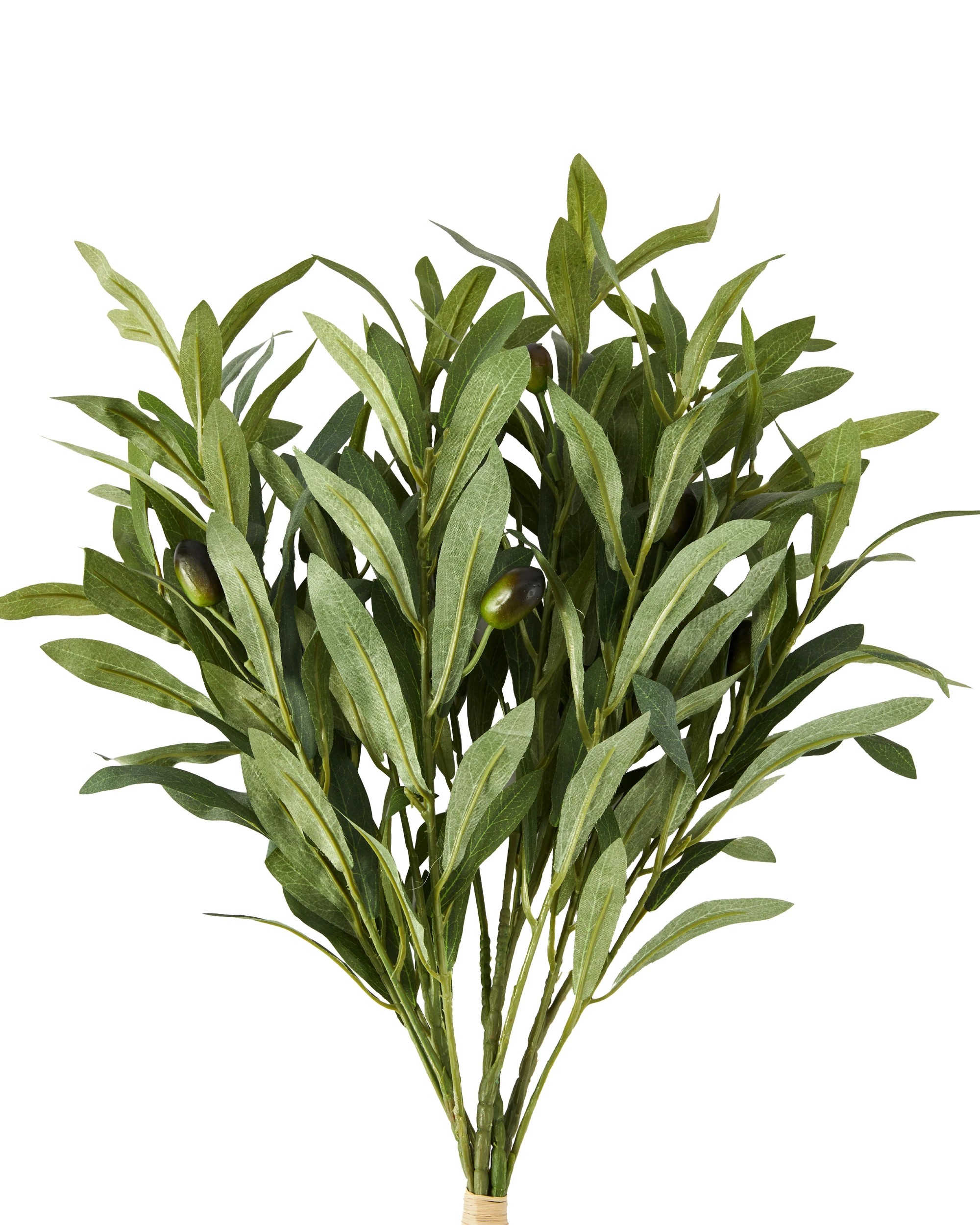 4 Artificial Olive Stem Bunch, 4 of 5