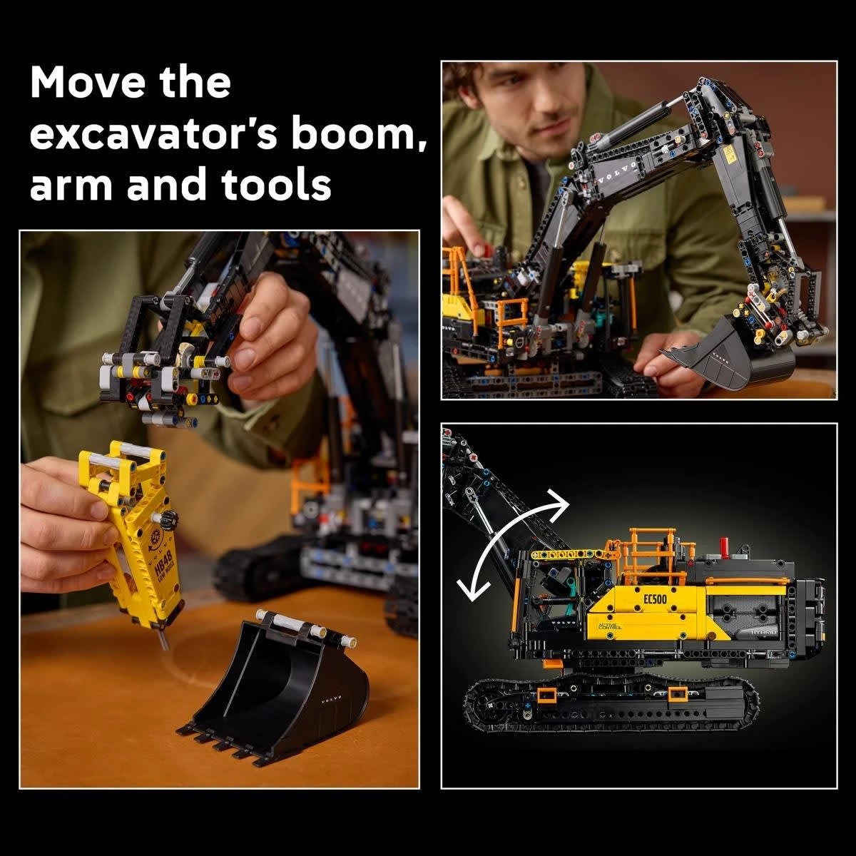 6 LEGO Technic Volvo EC500 Hybrid Excavator 42215, 6 of 10