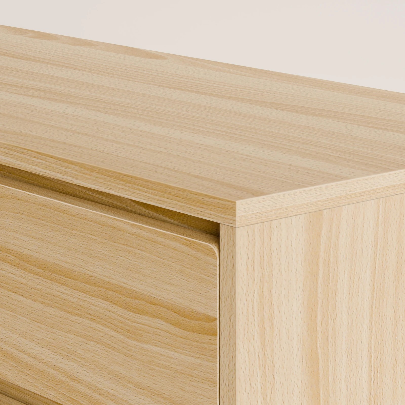 8 Alfordson 10 Chest of Drawers Minimalist Storage Cabinet Dresser - Oak, 8 of 10