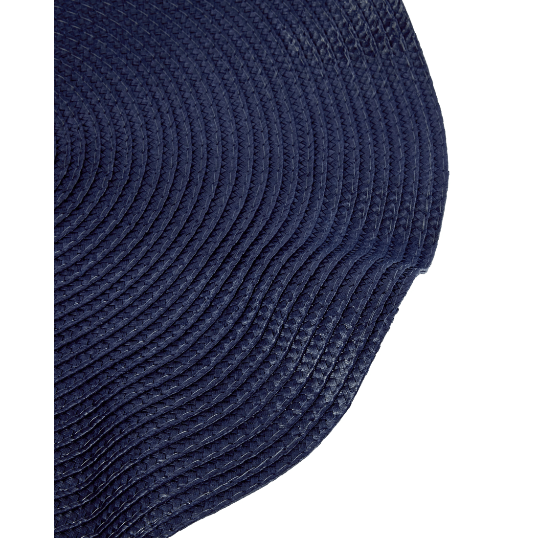 2 Blue Weave Ruffle Placemat, 2 of 3