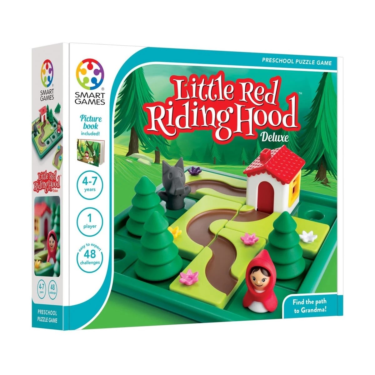 1 Smart Games Little Red Riding Hood Deluxe Preschool Puzzle Game, 1 of 2