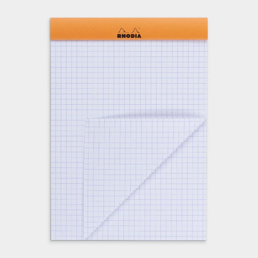 3 Rhodia No. 16 A5 Graph Pad Orange 80 Sheets, 3 of 7