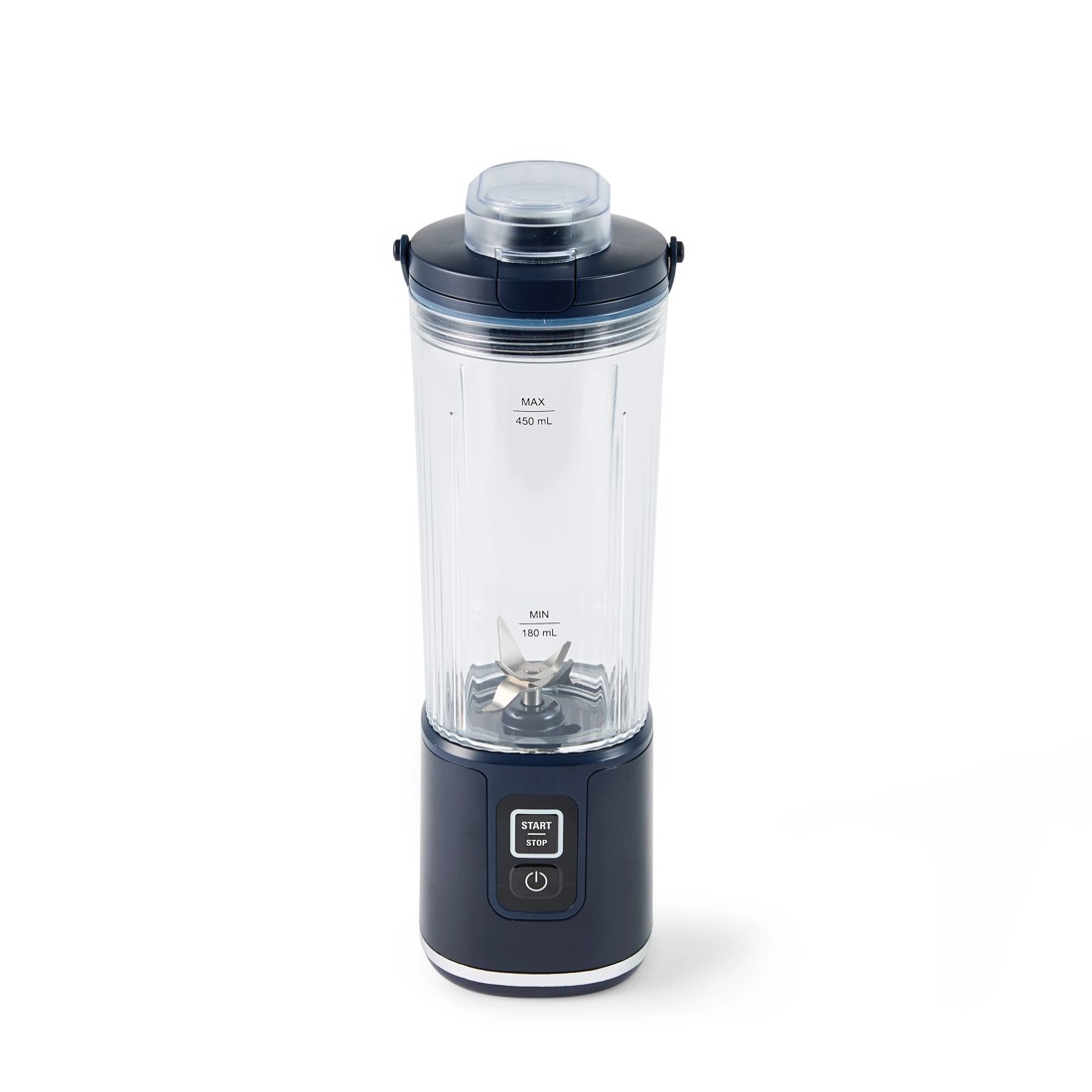 4 Portable USB Blender - Dark Blue, 4 of 10
