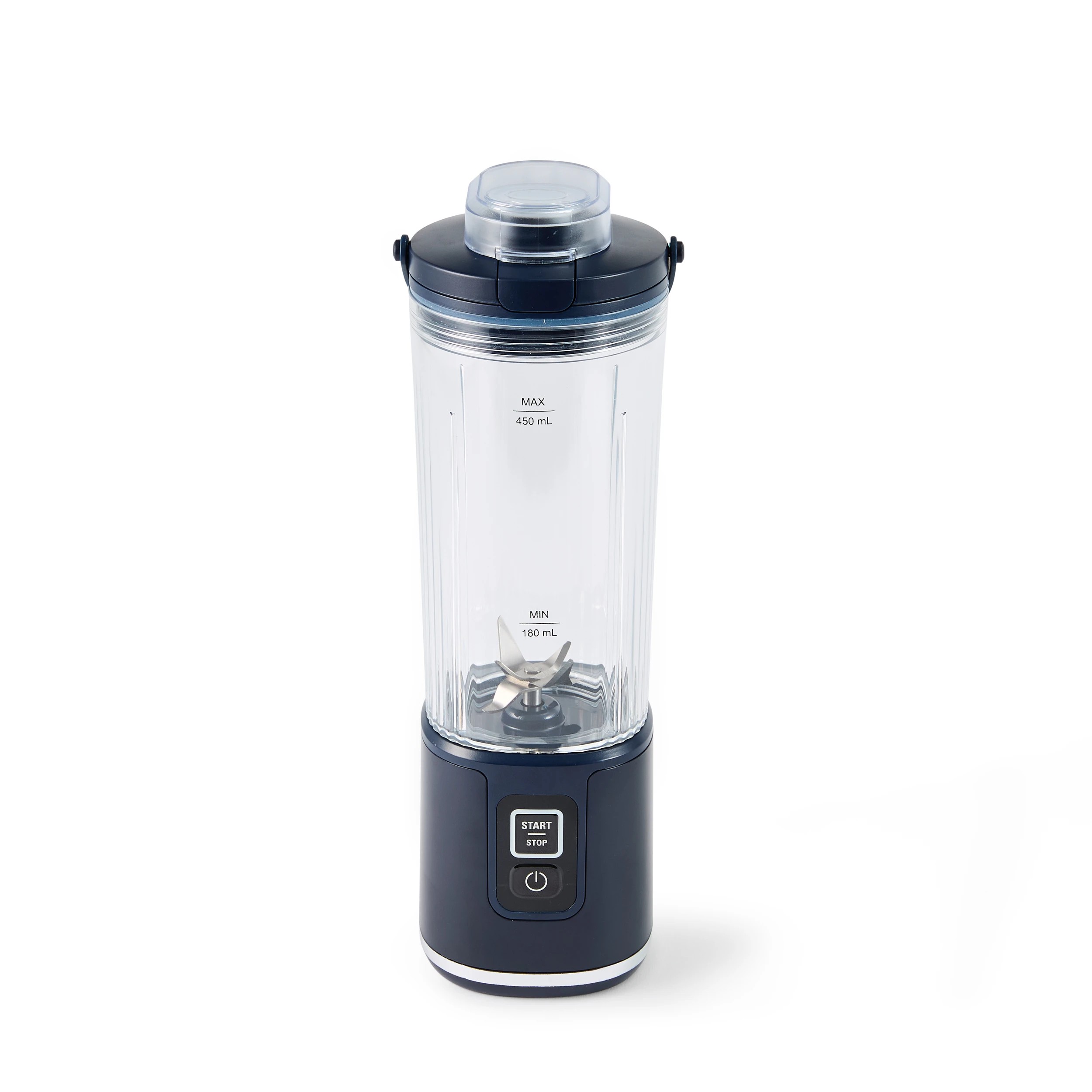 4 Portable USB Blender - Dark Blue, 4 of 10