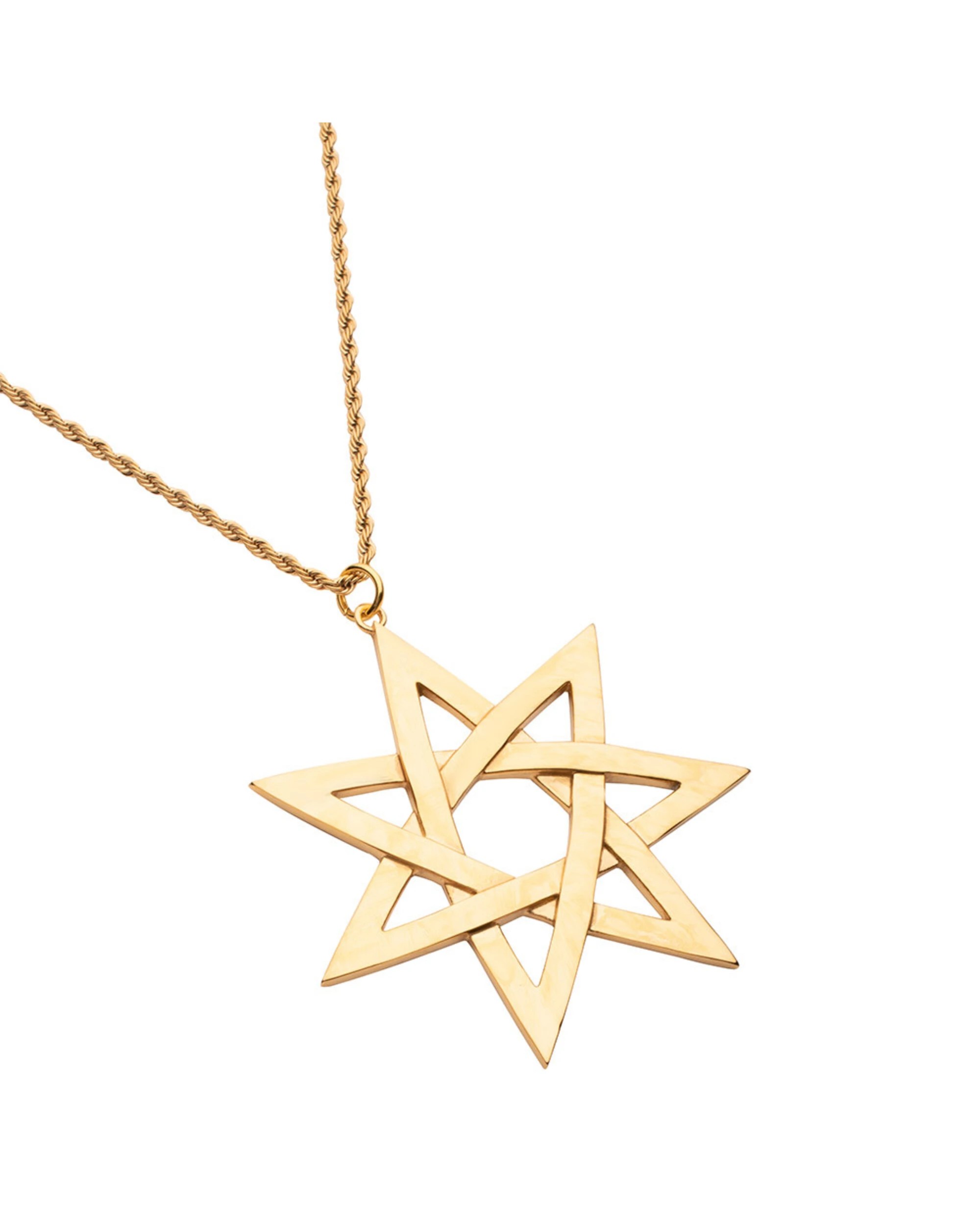 4 Game of Thrones - House of the Dragon - Alicent's Seven-Pointed Star Necklace Replica, 4 of 5