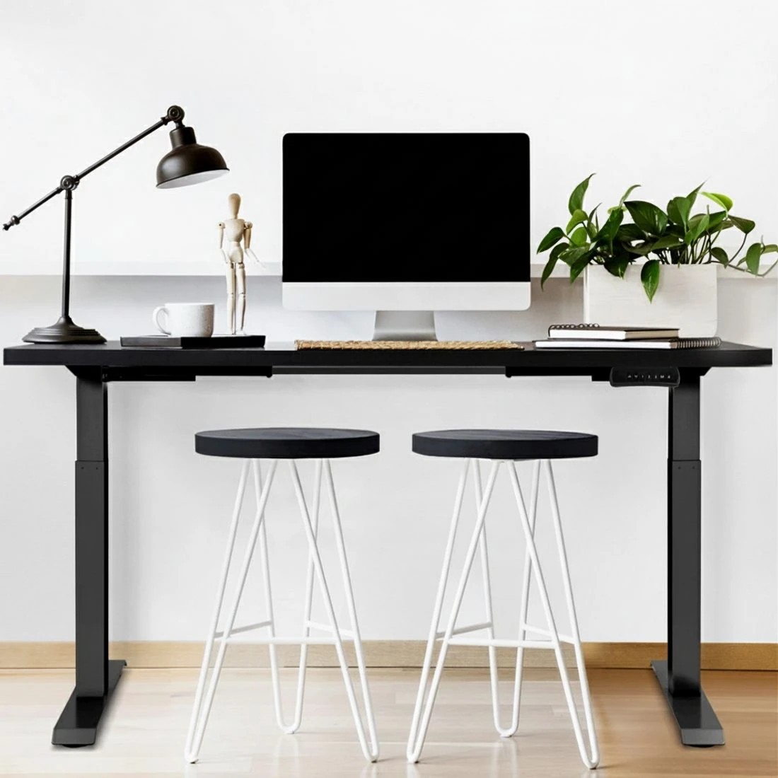 5 Artiss Standing Desk Motorised Dual Motor  120CM - Black, 5 of 5