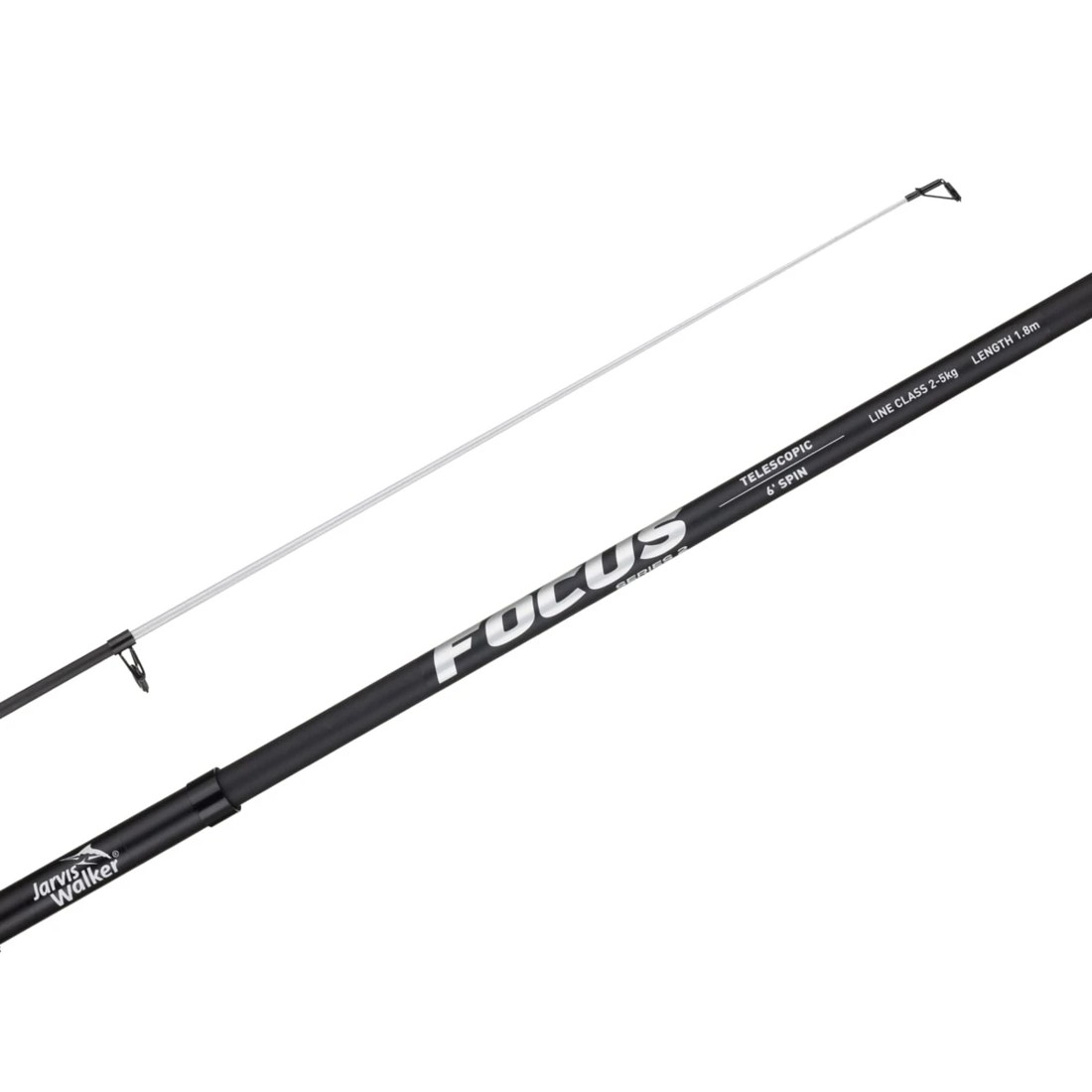 4 Jarvis Walker Focus Series 2 Spin Telescopic Combo - 6ft., Black, 4 of 5