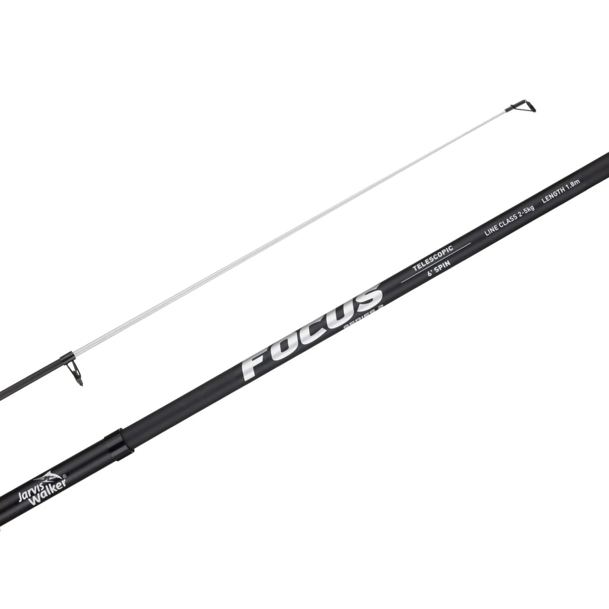 4 Jarvis Walker Focus Series 2 Spin Telescopic Combo - 6ft., Black, 4 of 5