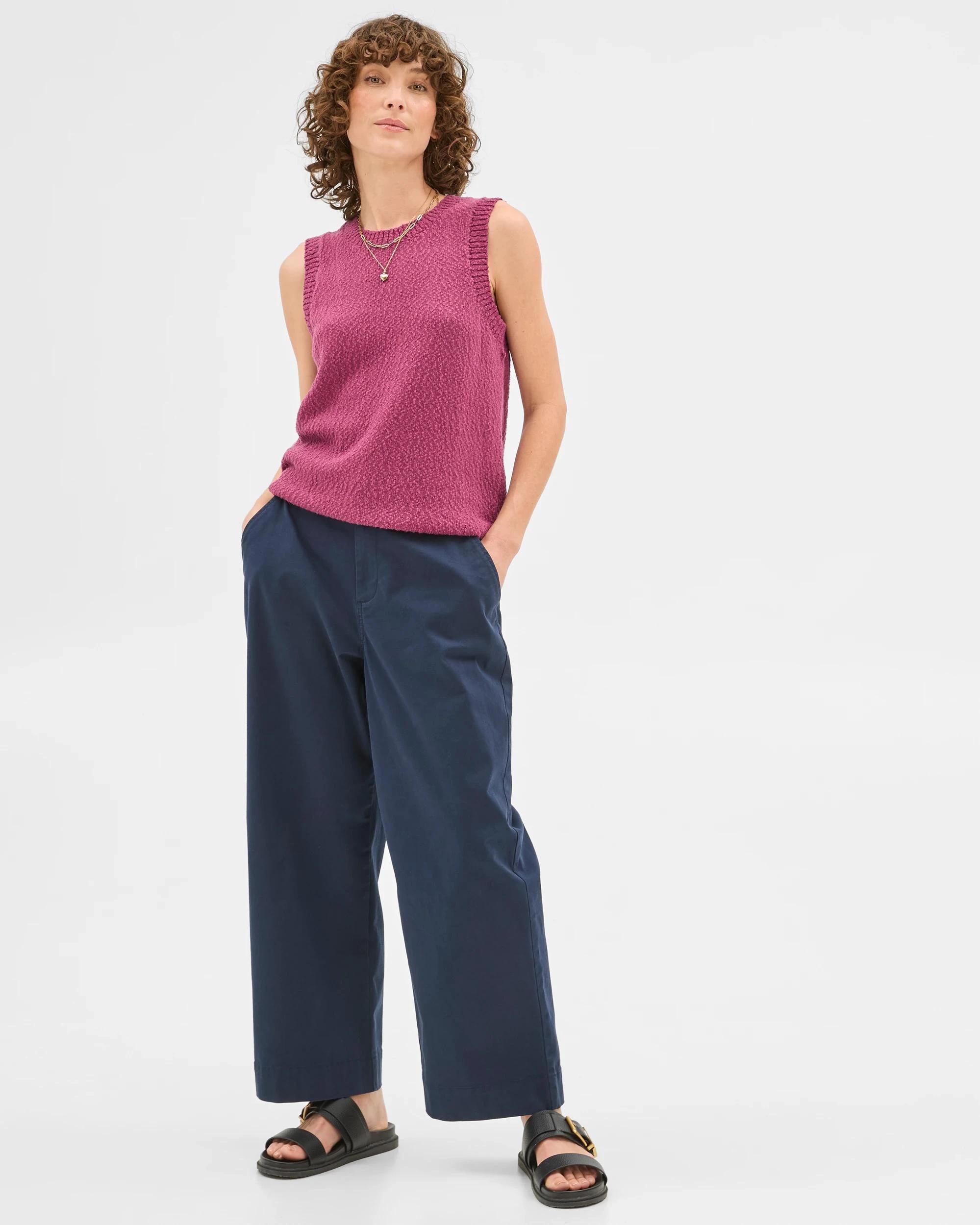 6 Target Australian Cotton Sleeveless Boucle Shell Tank Top DAMSON, 6 of 6