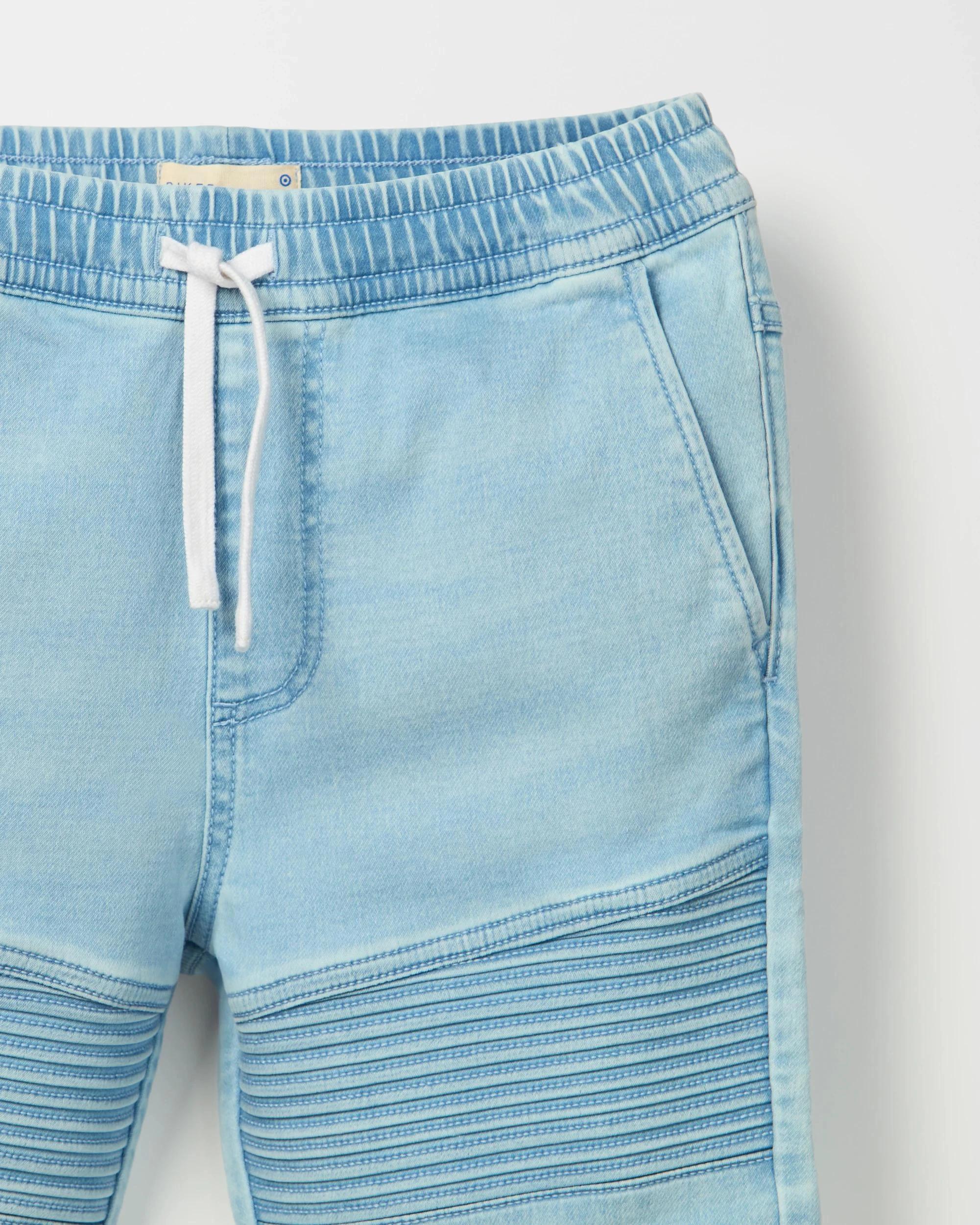 2 Target Denim Biker Pull On Short LIGHT WASH, 2 of 3