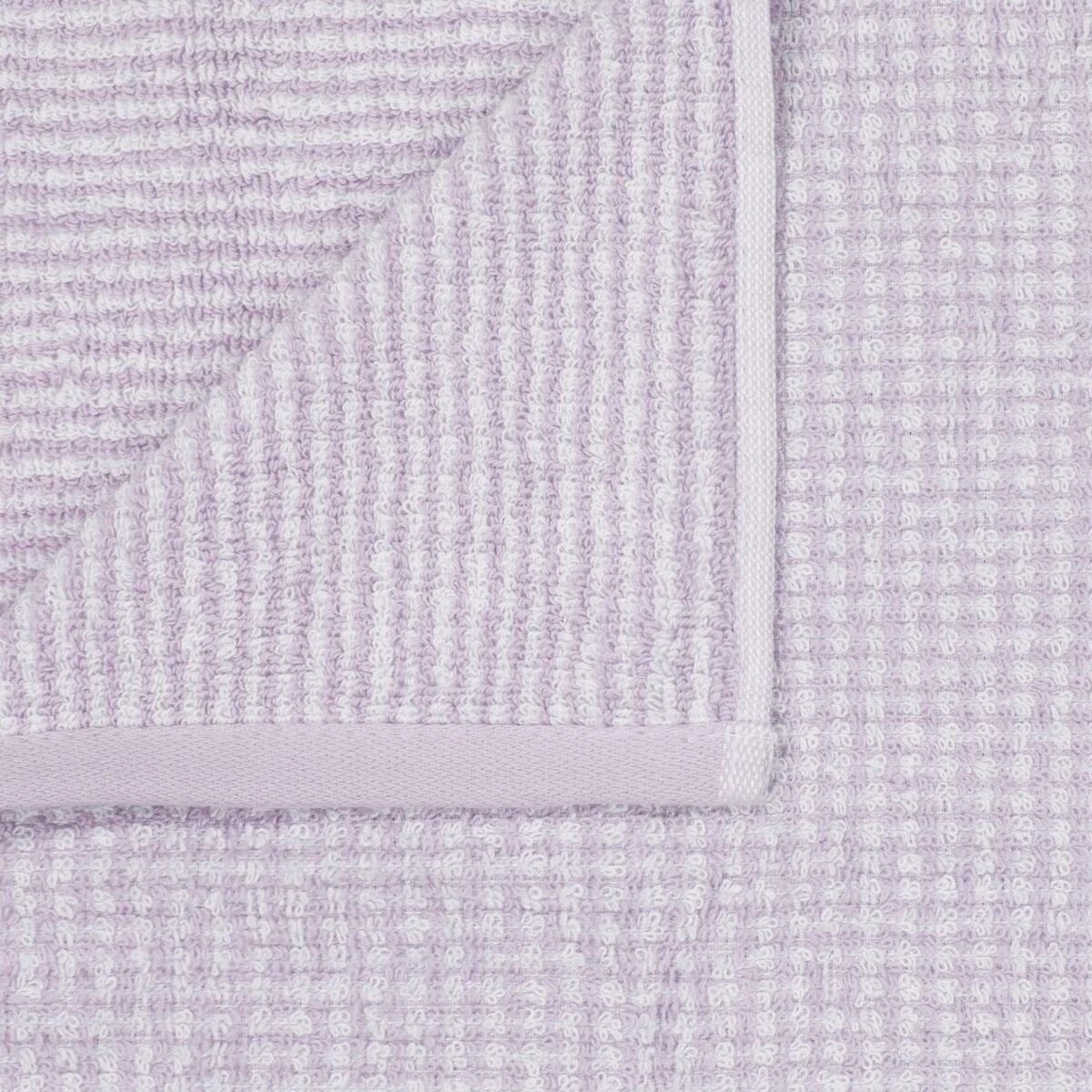 2 Mini Waffle Cotton Hand Towel - Lilac, 2 of 6