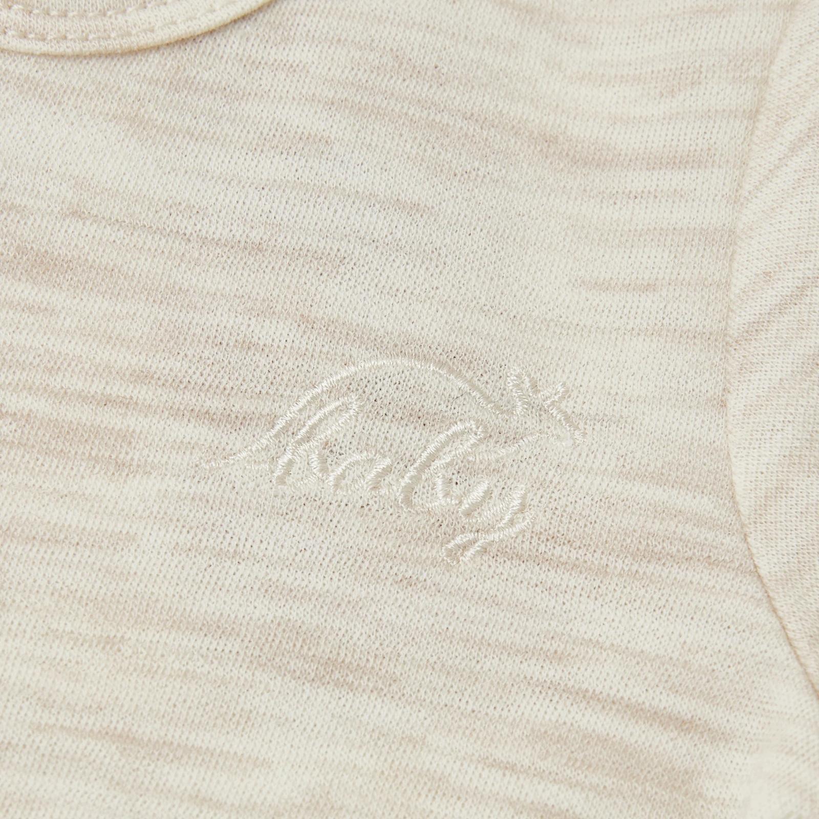 6 Merino Baby Australian Merino Wool Merino Coverall-Cream Marle CREAM MARLE, 6 of 6