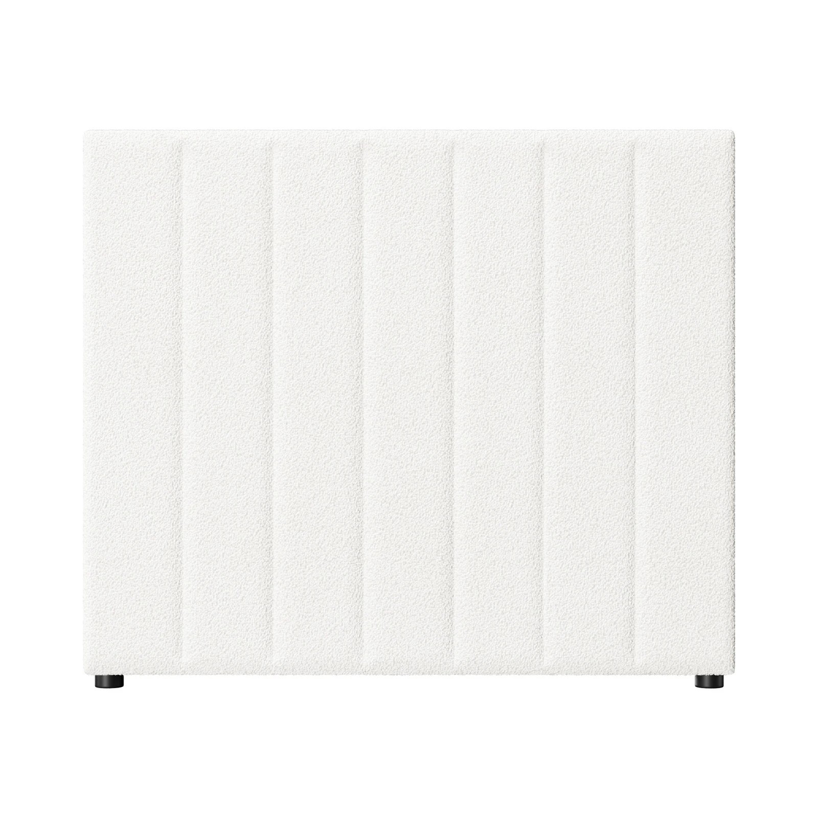6 Oikiture Bed Frame Headboard King Single Size Head Bedhead
 - White, 6 of 10
