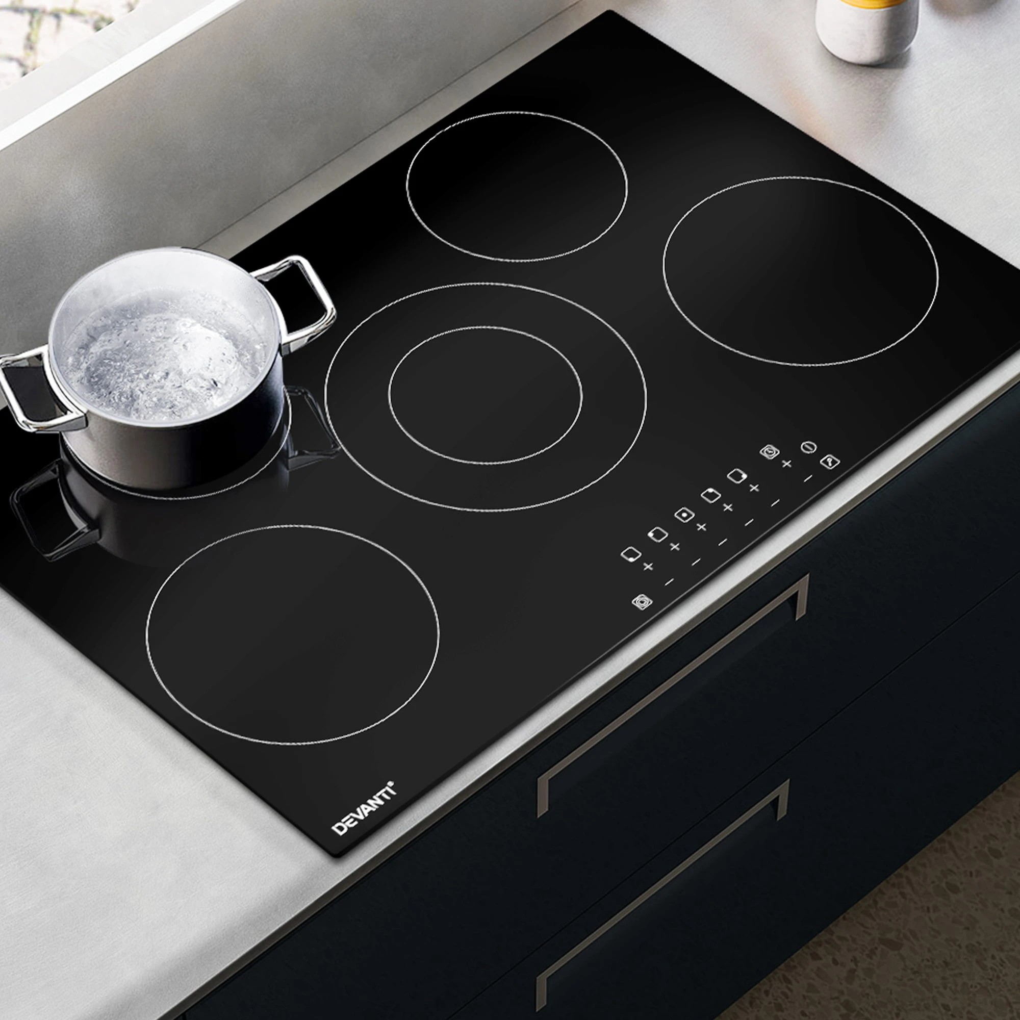 10 Devanti Electric Ceramic Cooktop - Black, 10 of 10
