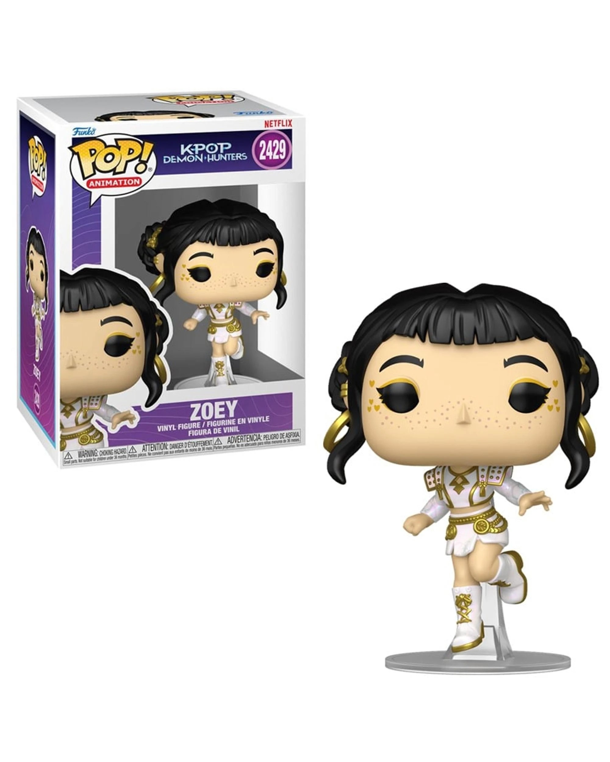 1 K-Pop Demon Hunters Zoey - What It Sounds Like -  Funko POP! Vinyl, 1 of 3