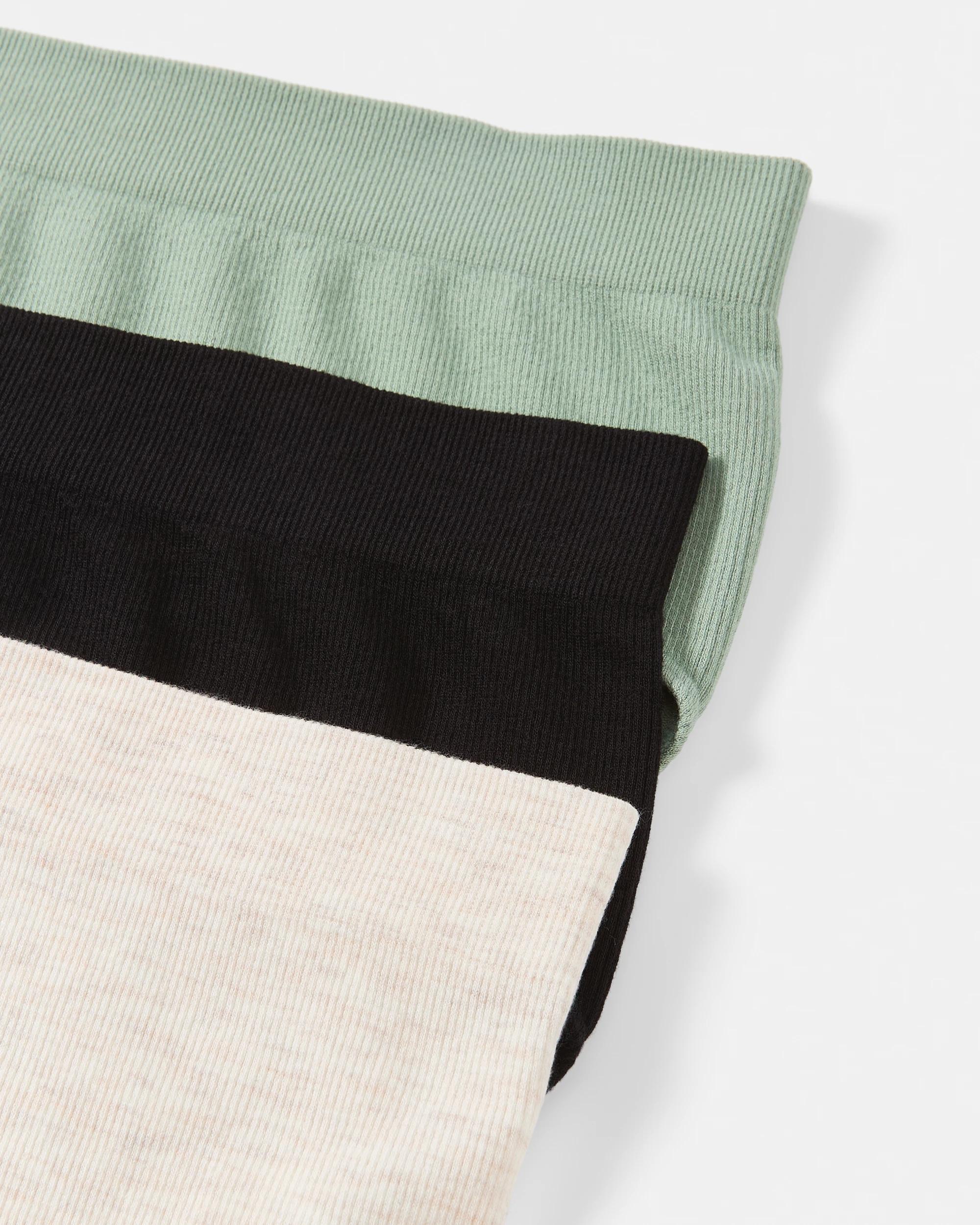 2 3 Pack Bamboo Seamfree Rib Full Briefs Som Bk Ig, 2 of 7