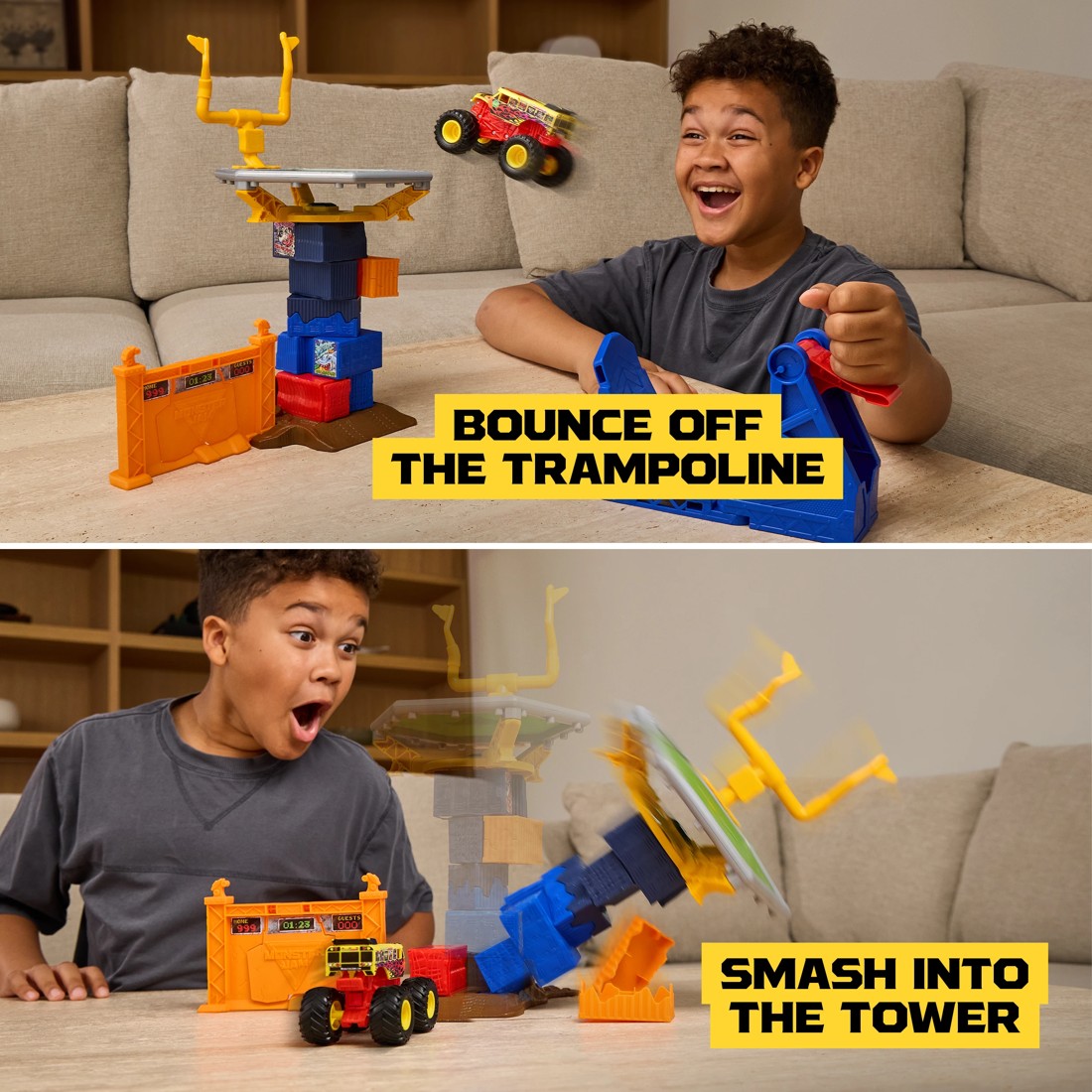 3 Monster Jam Smash & Bash Crash Course Playset, 3 of 7