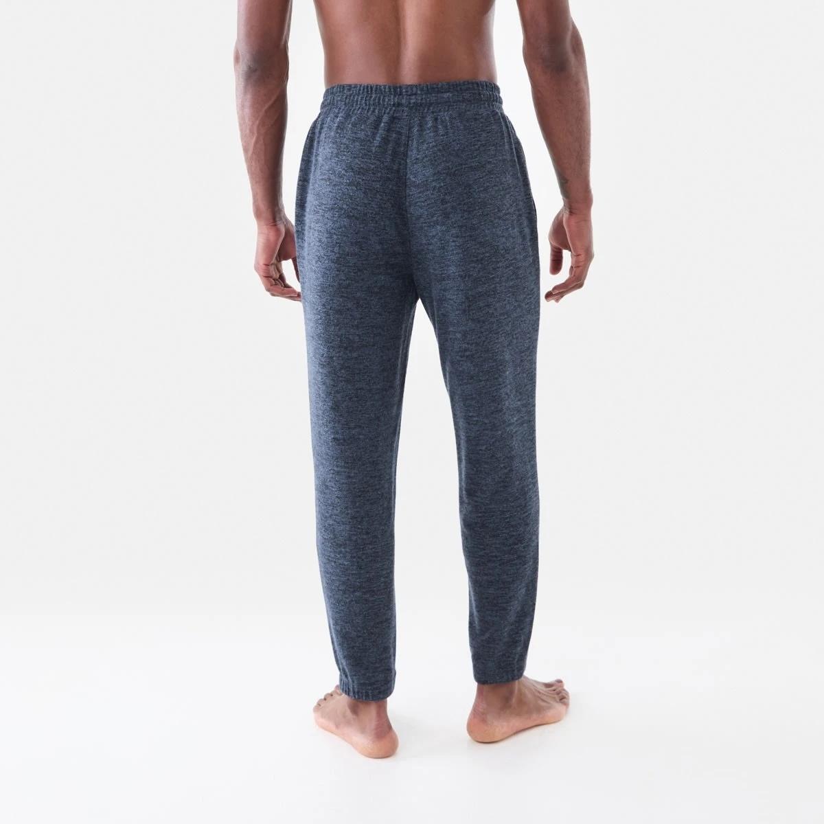 3 Brushed Slim Pants Nvy Marle, 3 of 5