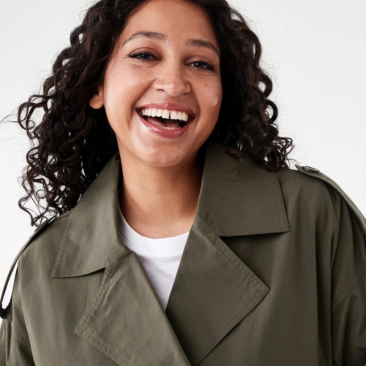 5 Longline Trench Grn Olive, 5 of 9