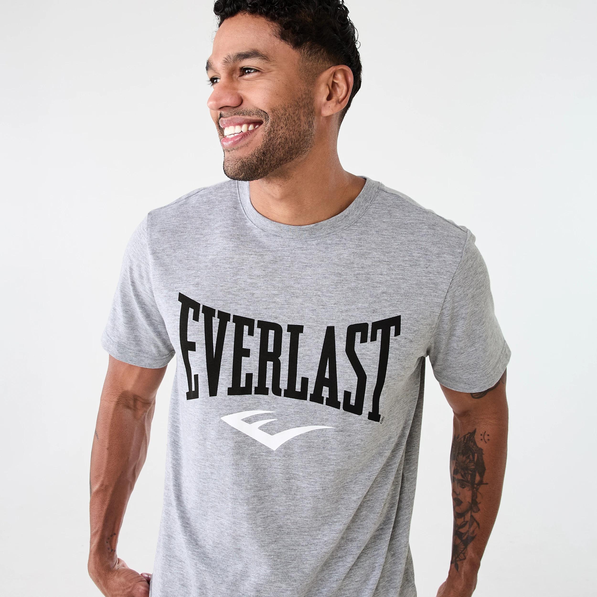 4 Everlast Mens Boxing T-shirt EVERLAST GREY MARLE, 4 of 6