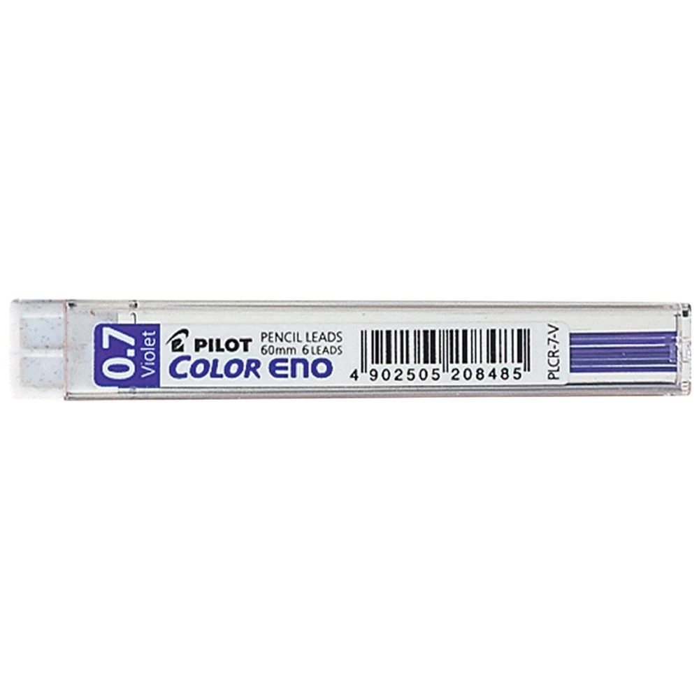 1 PILOT Colour Eno Mechanical Pencil Lead Refills 0.7 Violet, 1 of 2