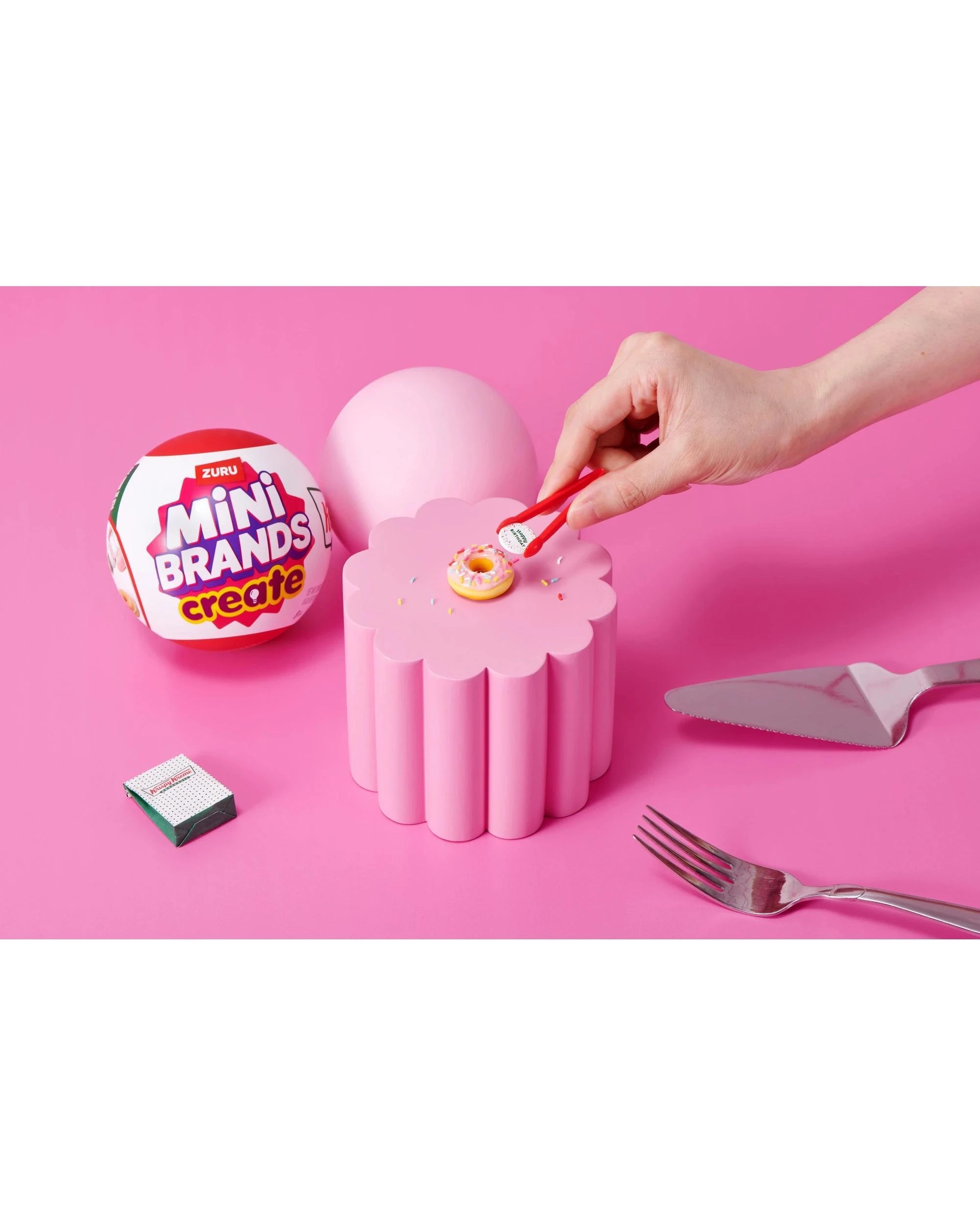 6 Mini Brands Create Krispy Kreme Series 1 Capsule By Zuru - Assorted - Multi, 6 of 9