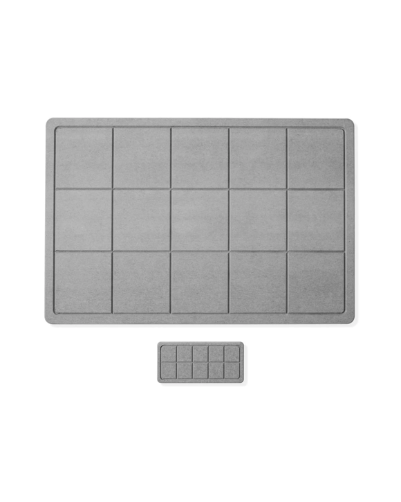 Stone Dry Bathmat and Tray Set