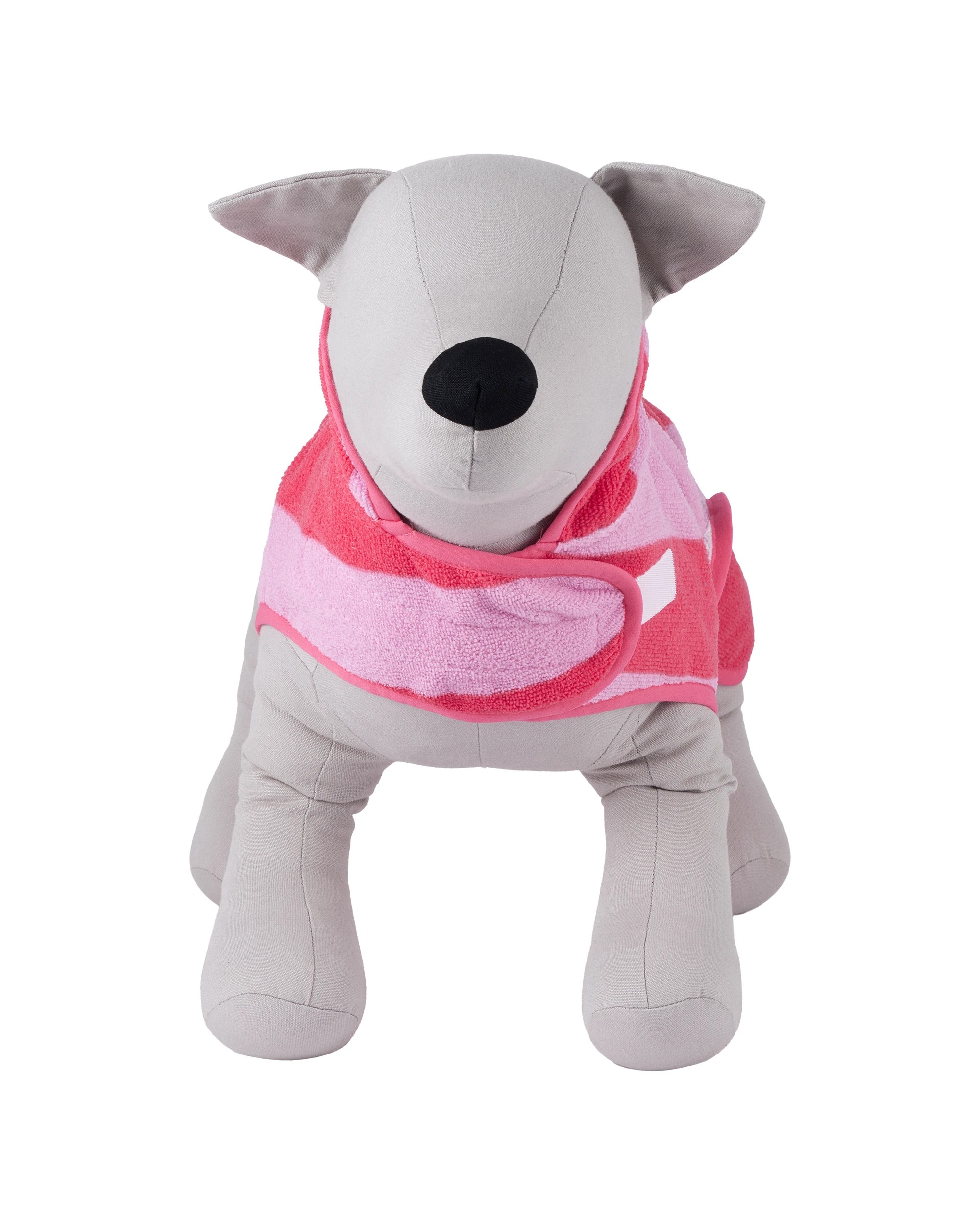 4 Pet Thick Stripe Towel - Medium, Pink, 4 of 10