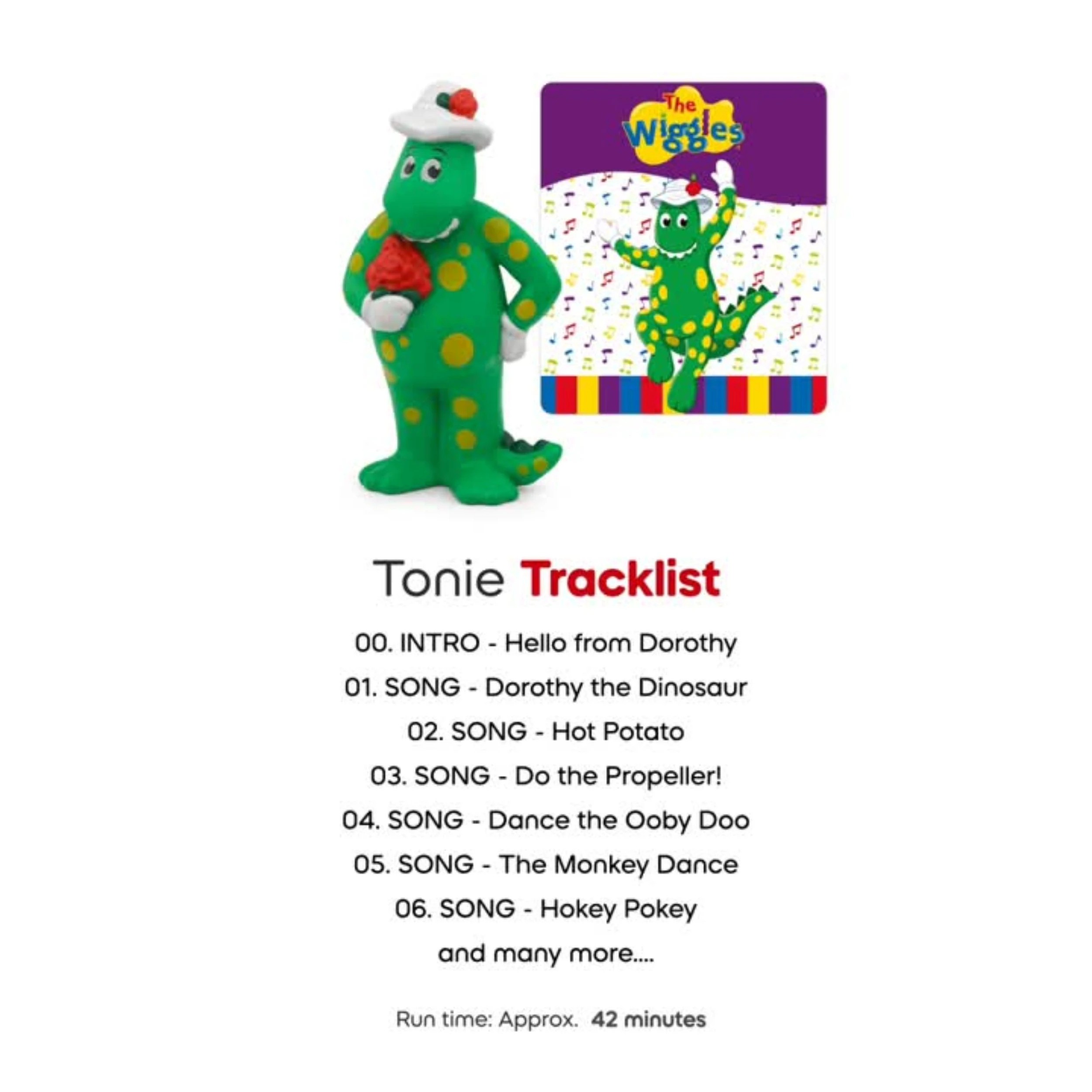 4 Wiggles - Dorothy the Dinosaur Tonies Audio Character - Multi, 4 of 6